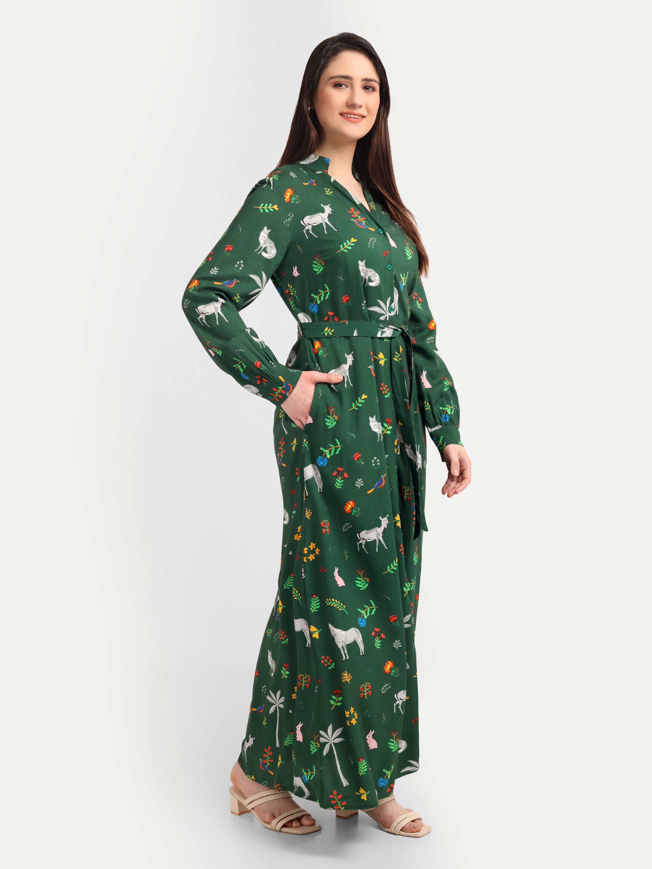 Forest Fable Maxi Dress
