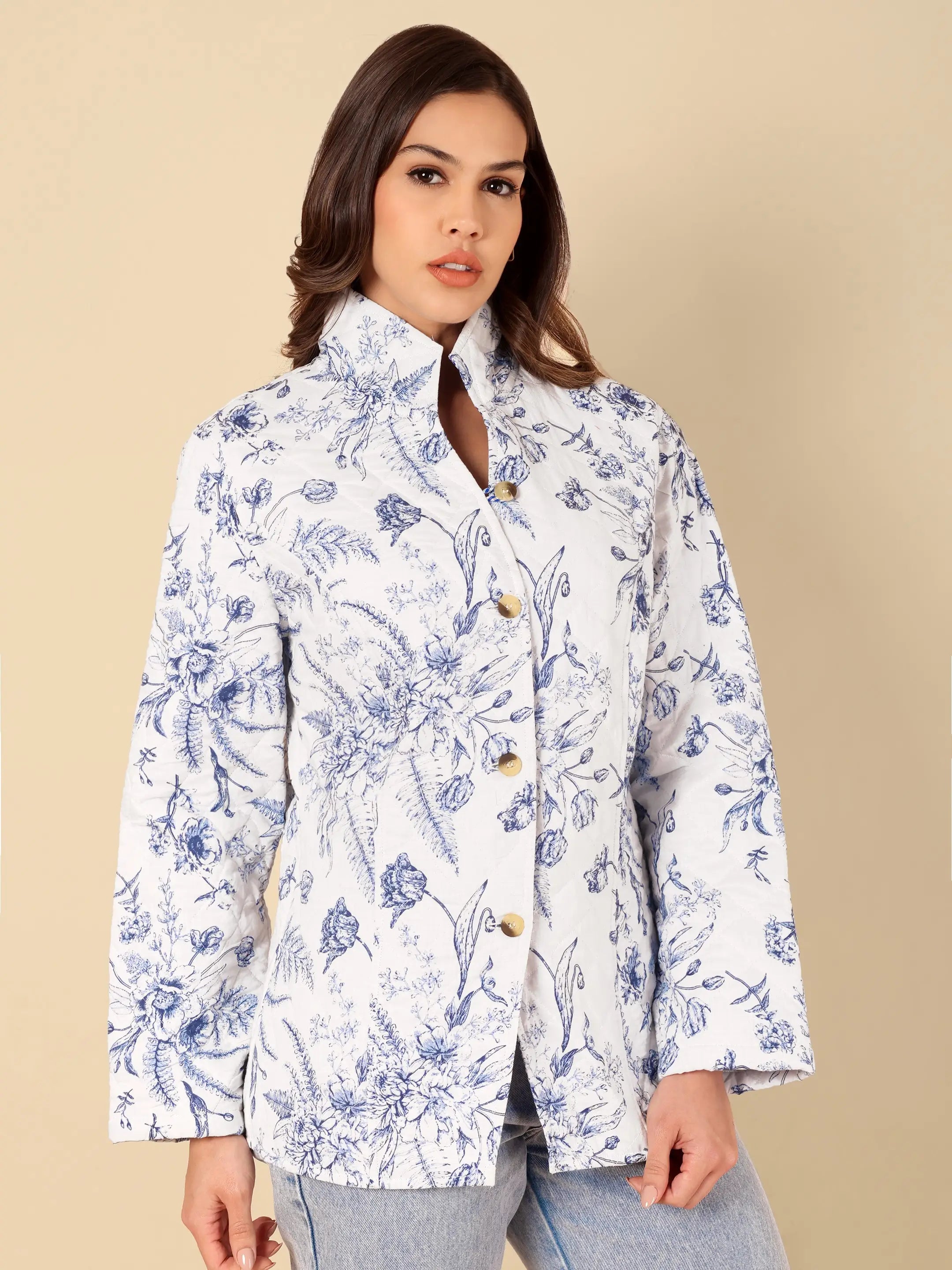 Toile de Jouy Cotton Jacket