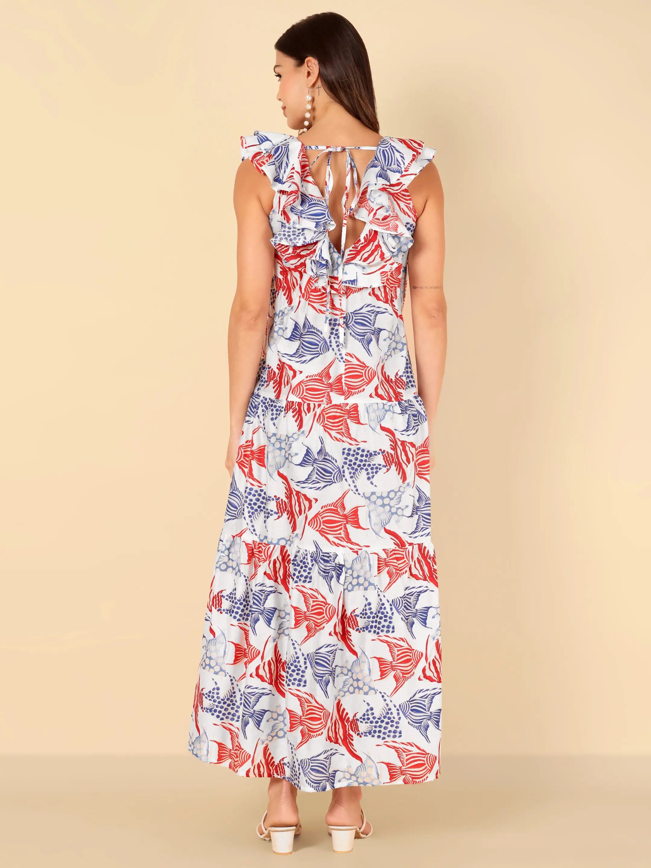 Coral Reef Maxi Dress