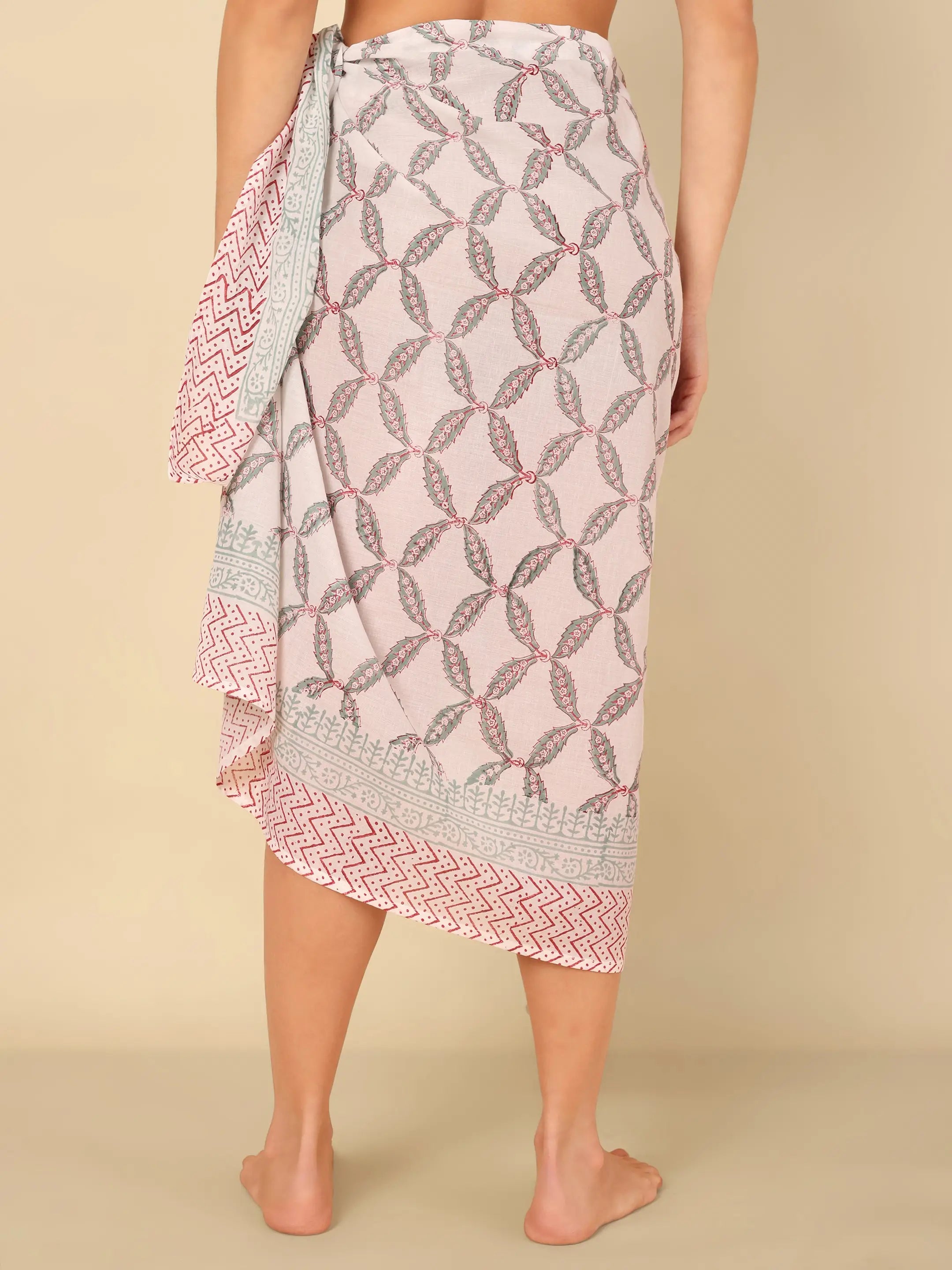 Blush Vine Sarong