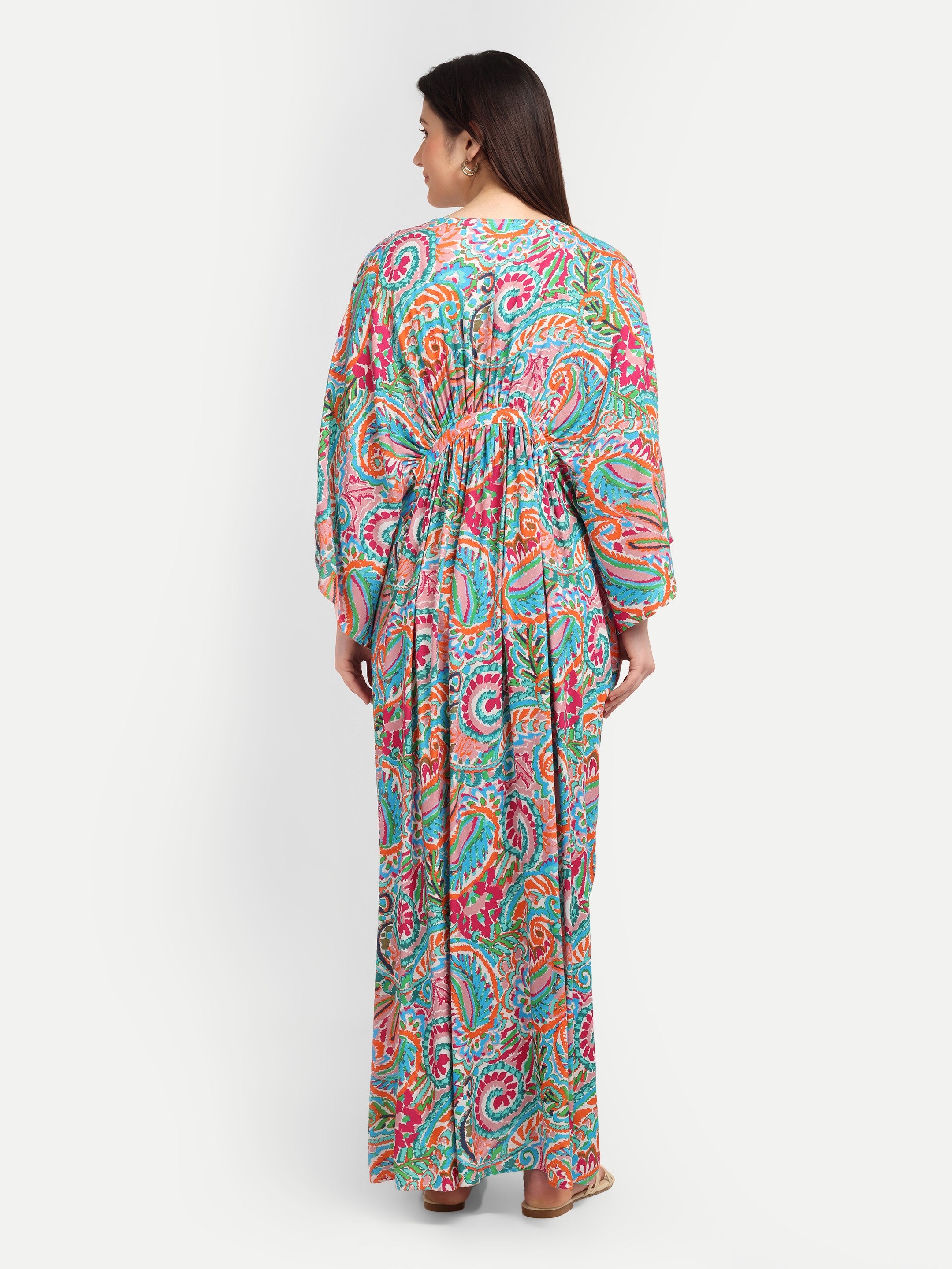 Élodie Draped Kaftan