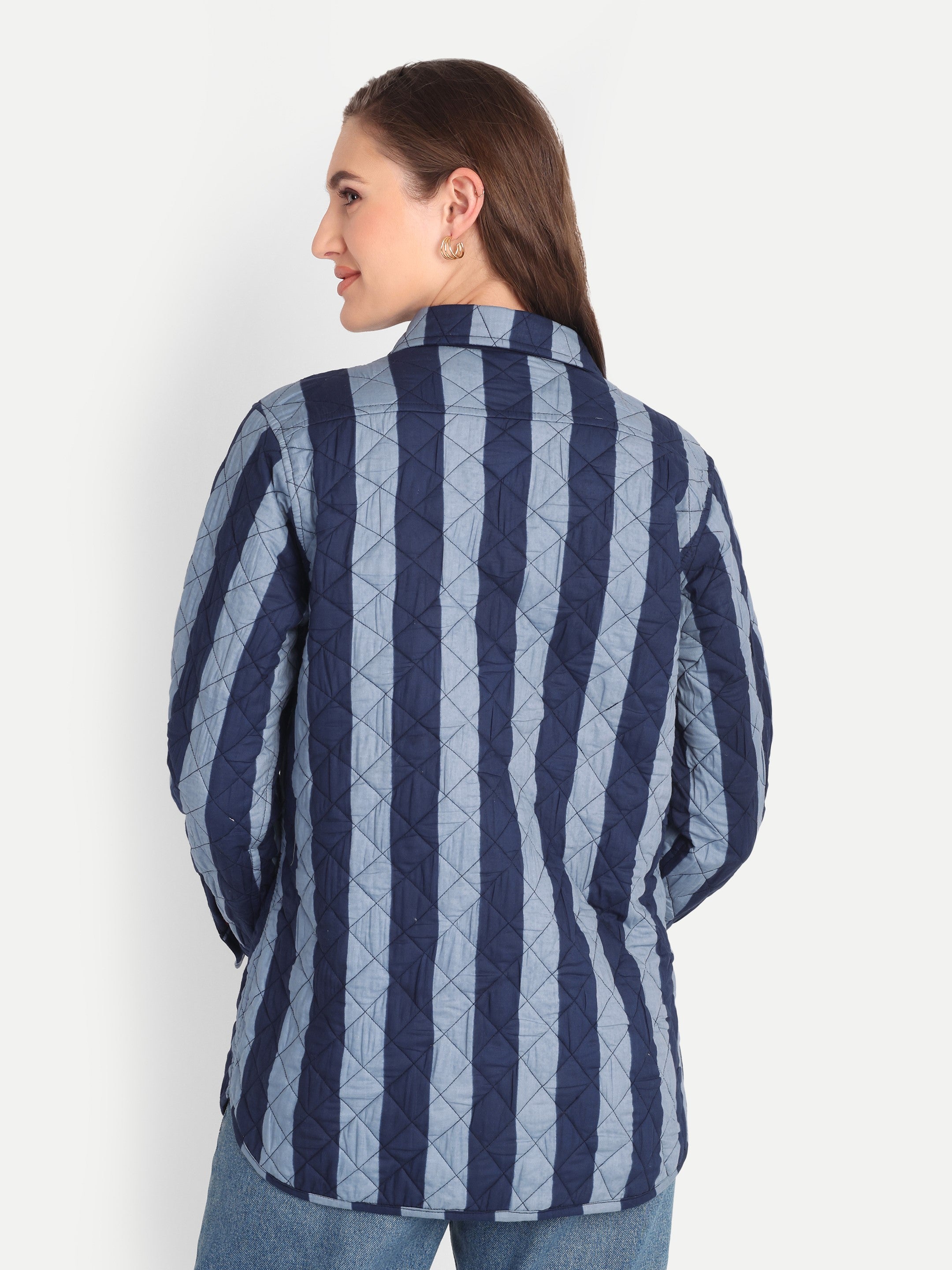 Marais Quilted Stripe Jacket
