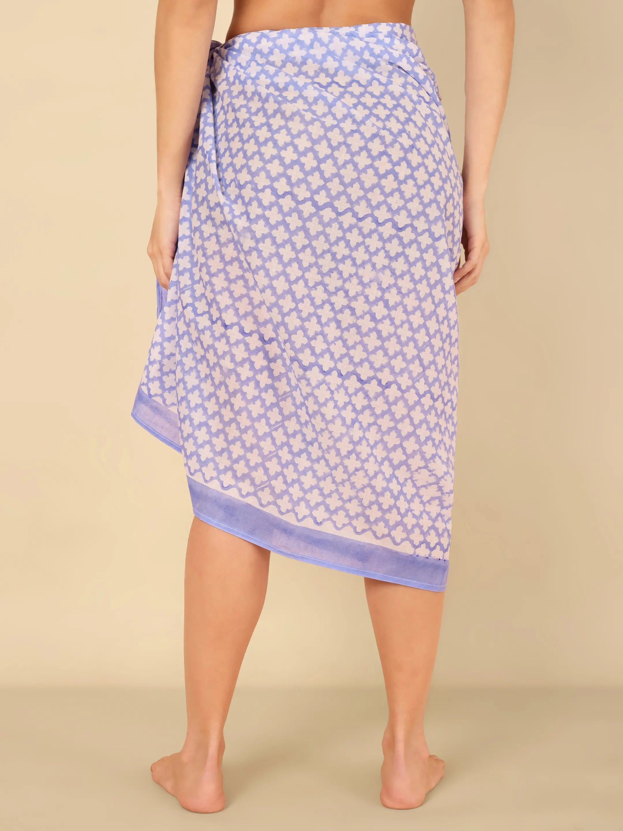 Periwinkle Bloom Sarong