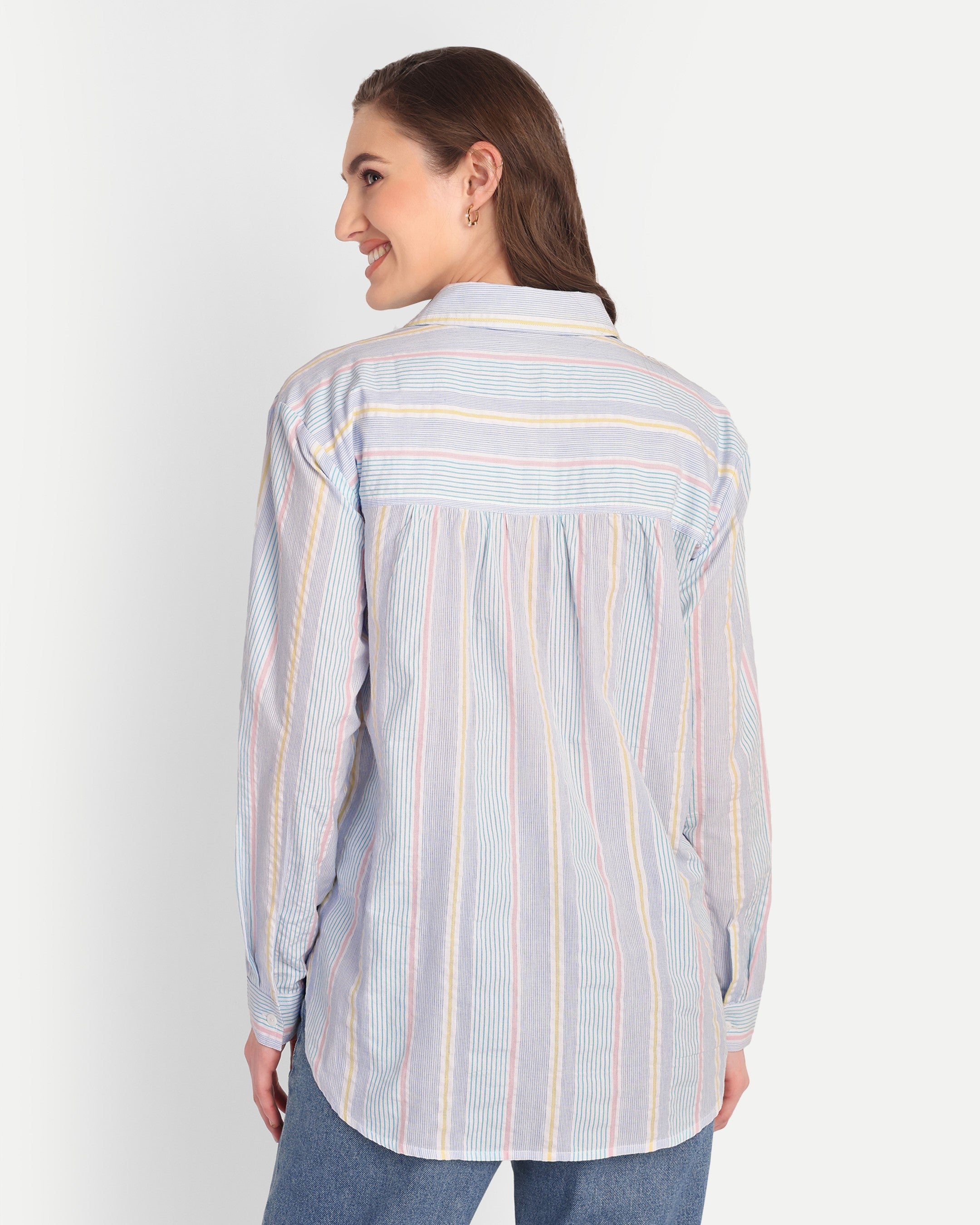 The  Elan Stripe Button-Down