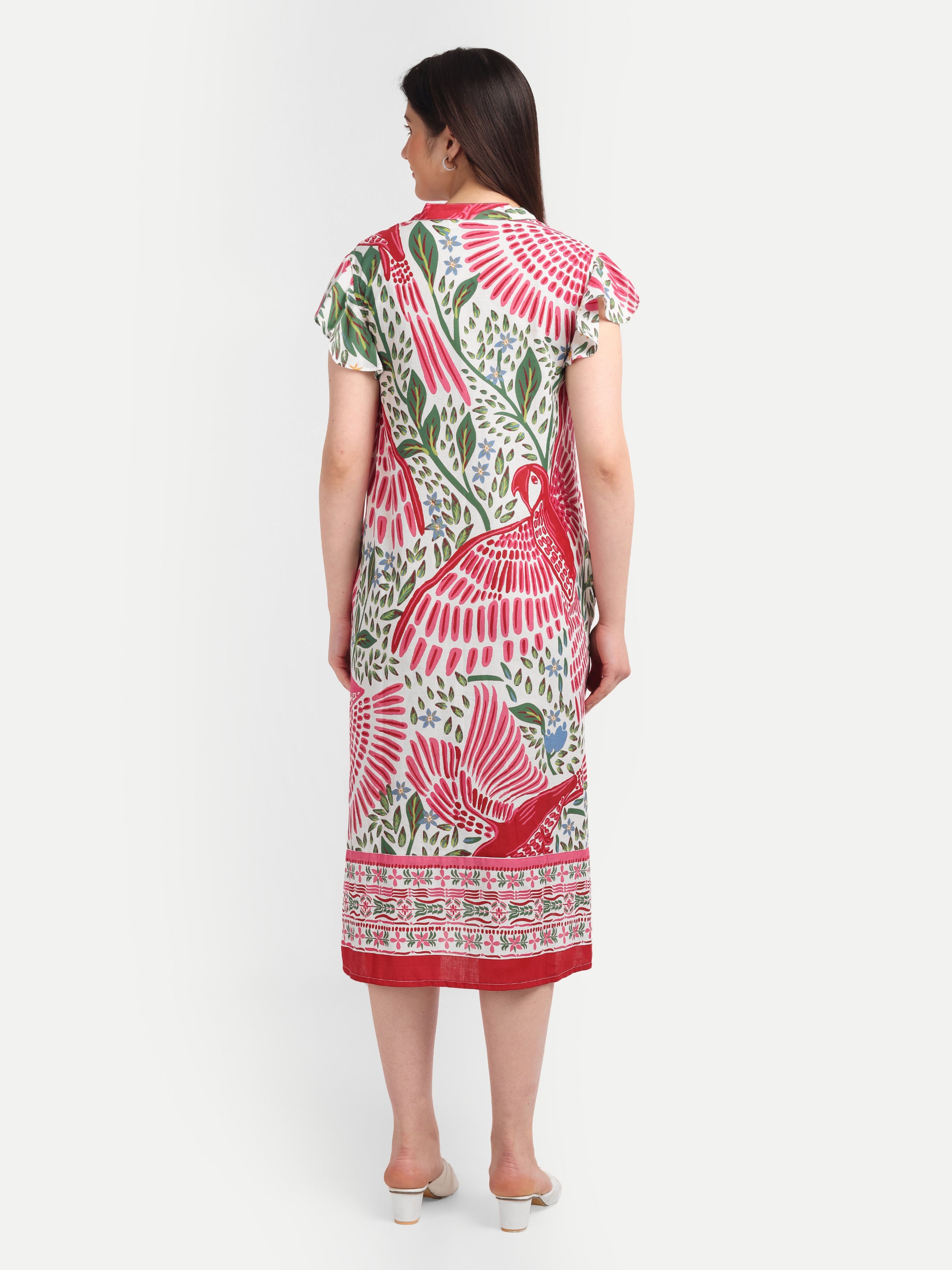 Scarlet Wing Dress