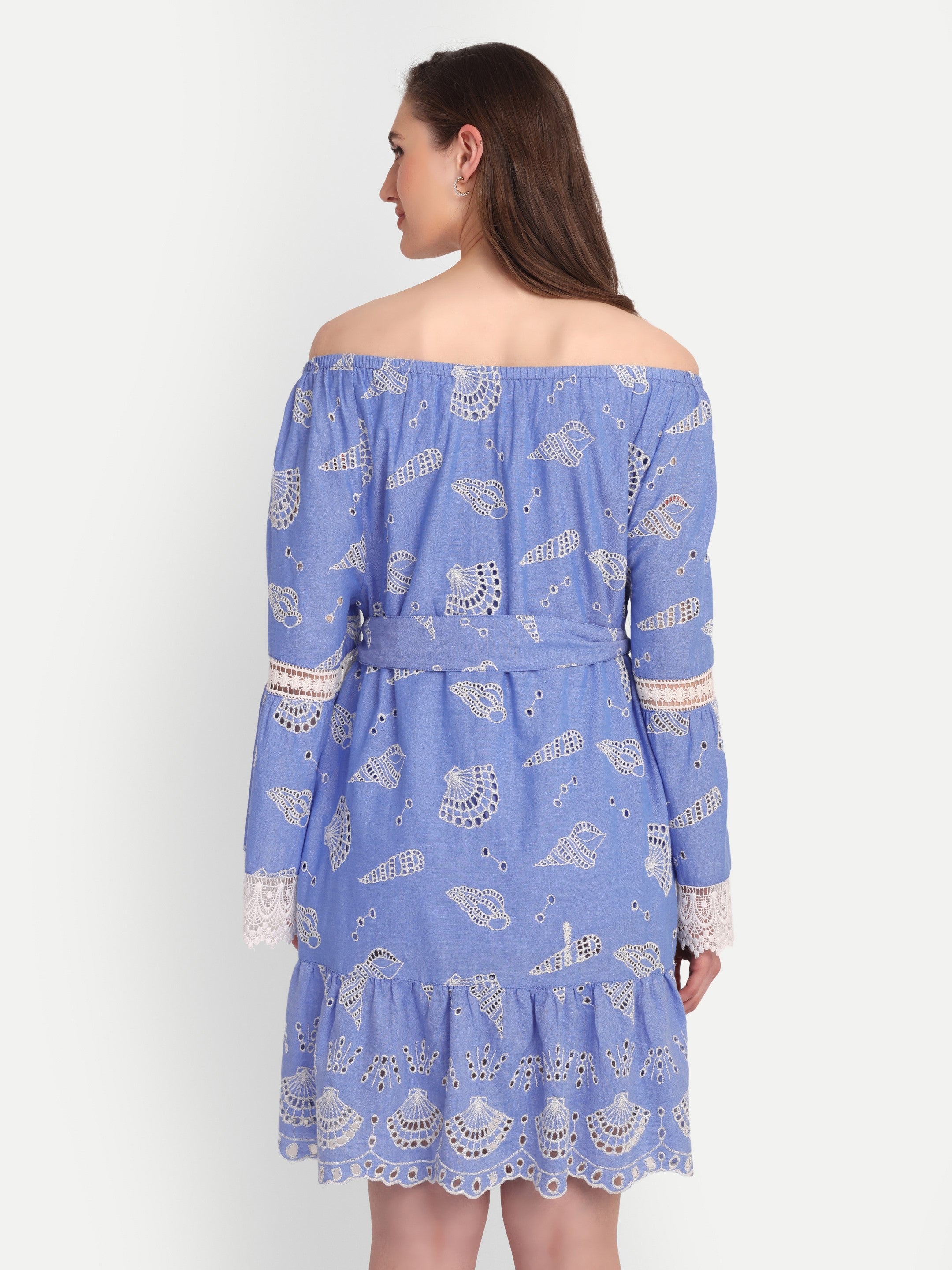 Coastal Whisper Eyelet Dress