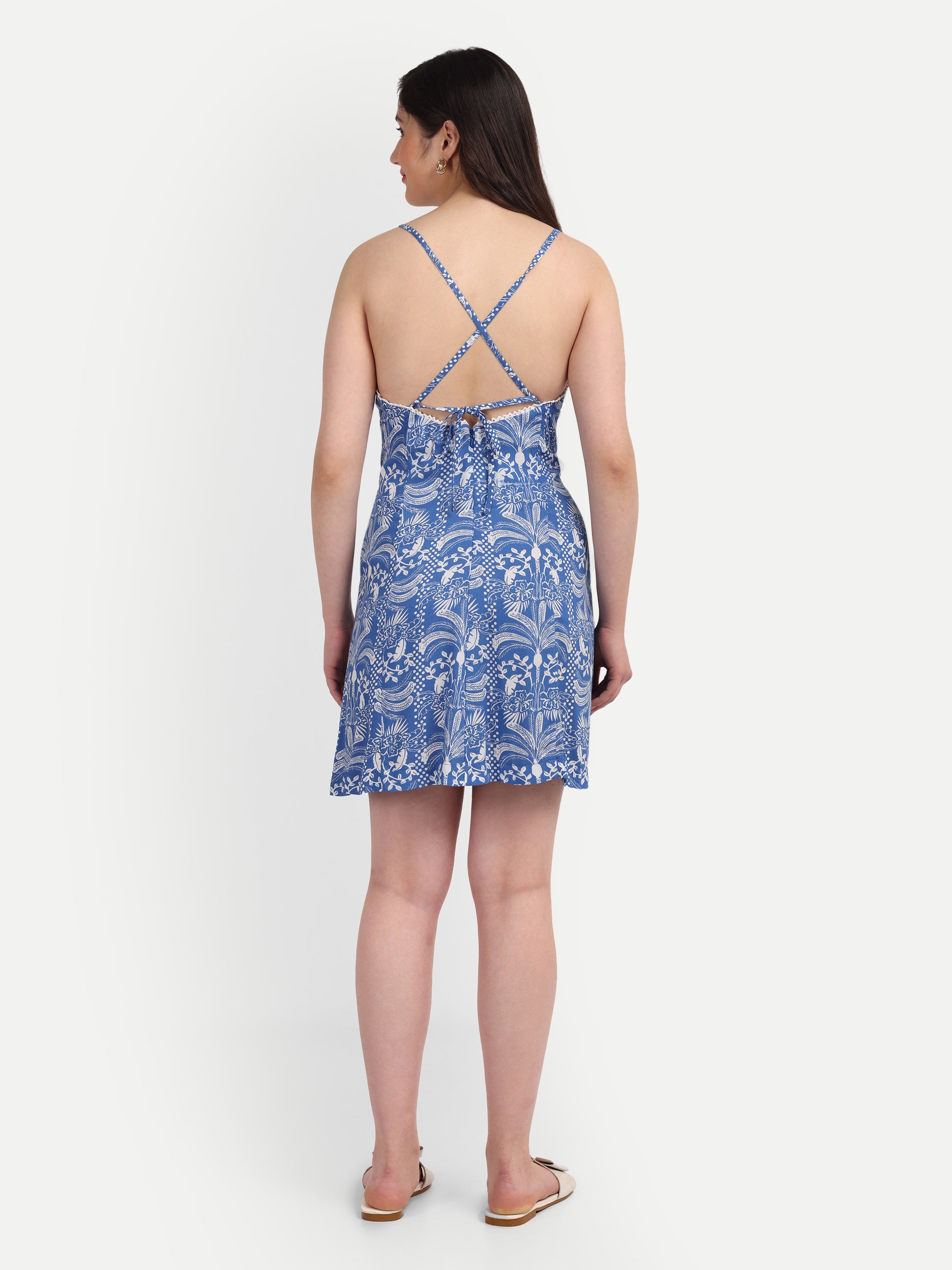 Bluebird Garden Slip Dress