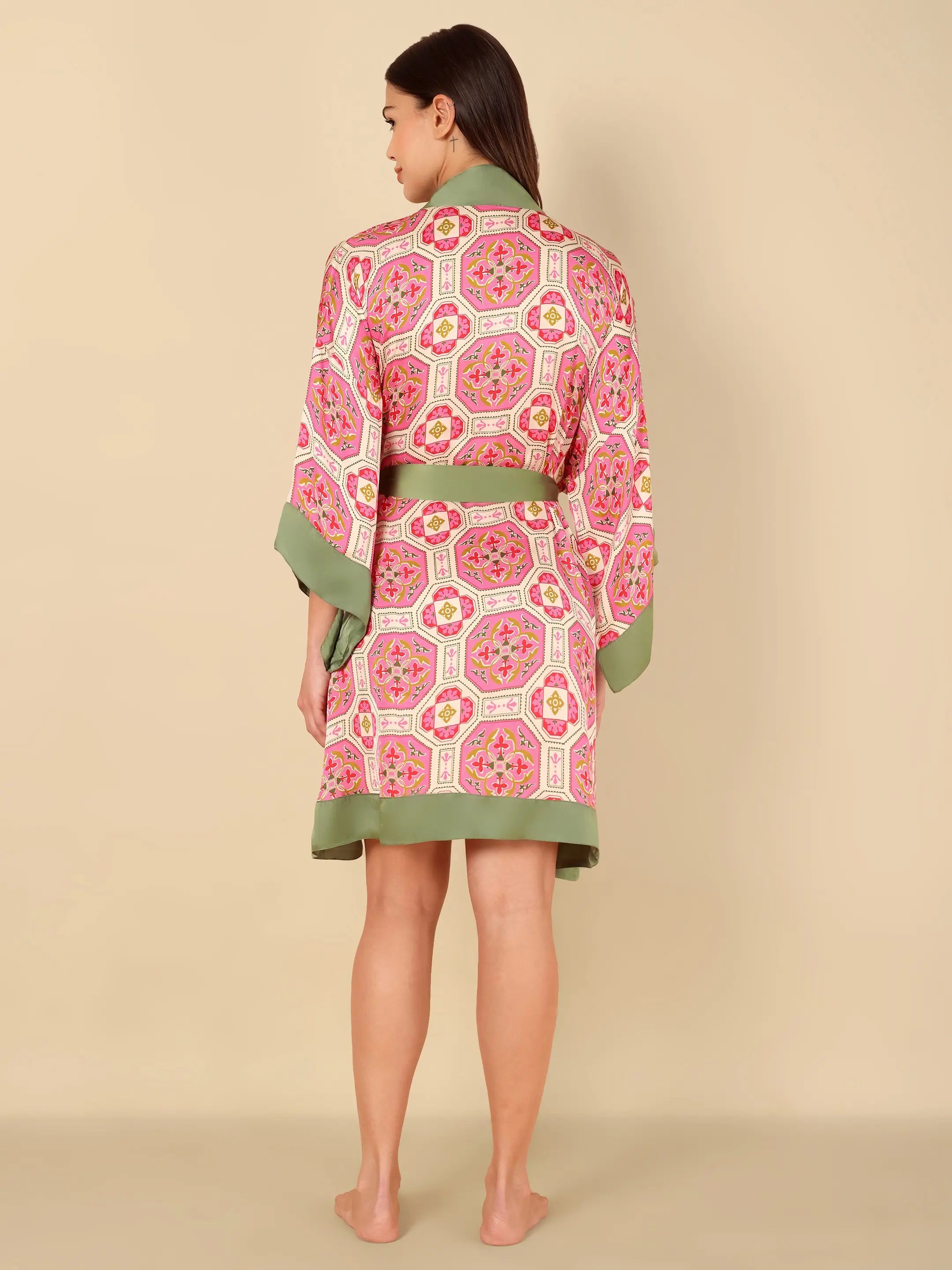 Jaipur Mosaic Kimono Robe