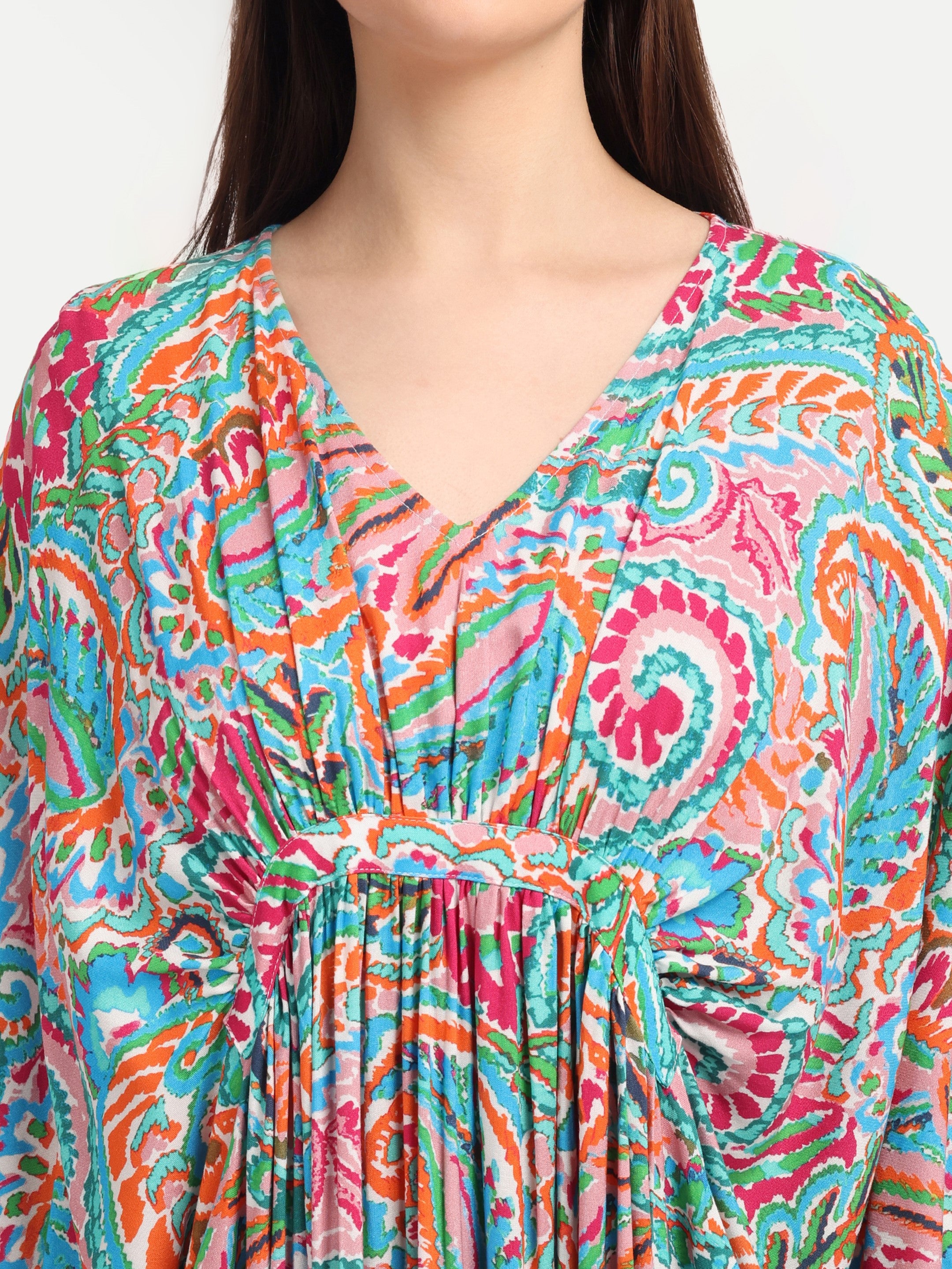 Élodie Draped Kaftan