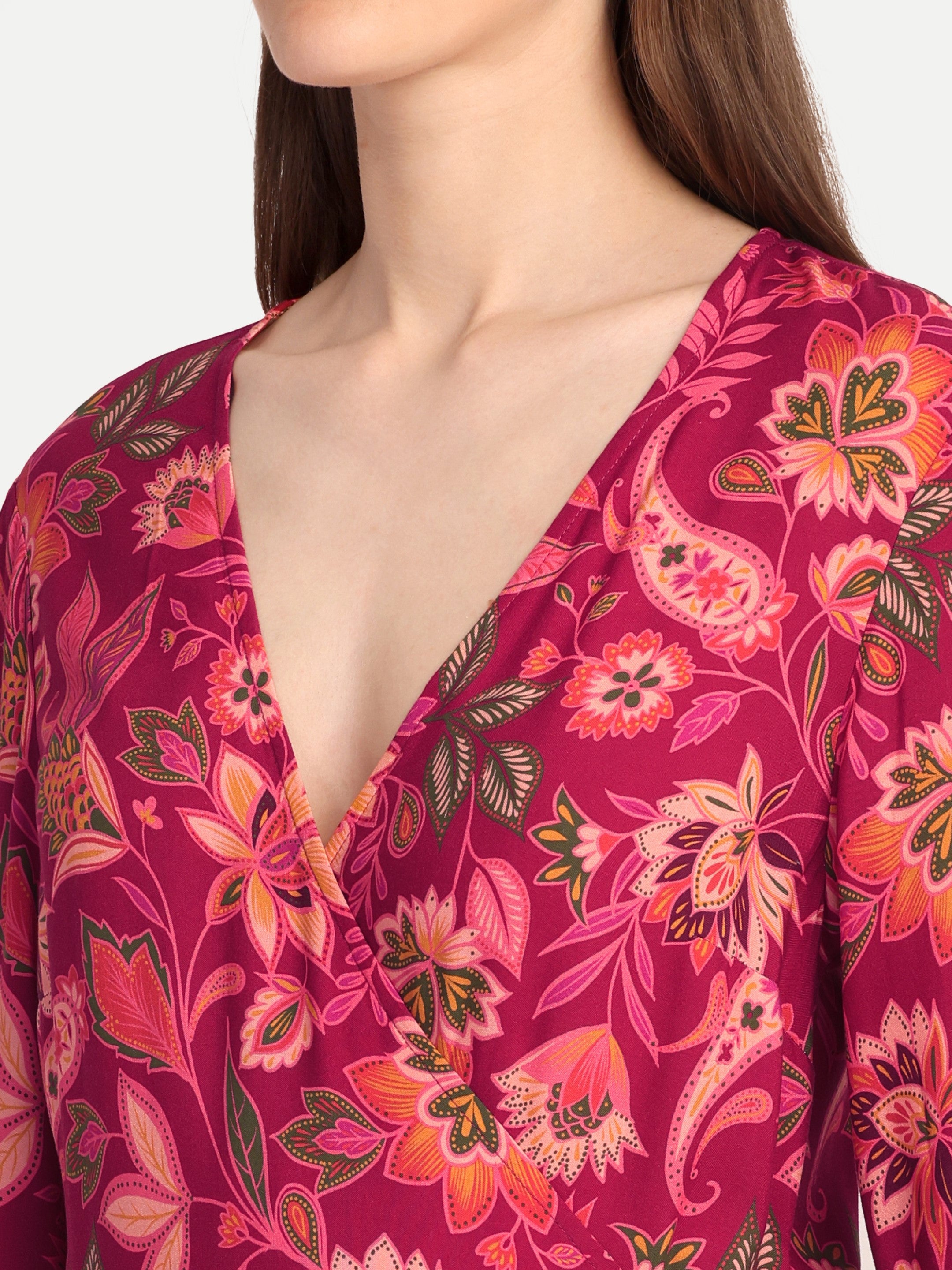 Scarlet Jardin Wrap Dress