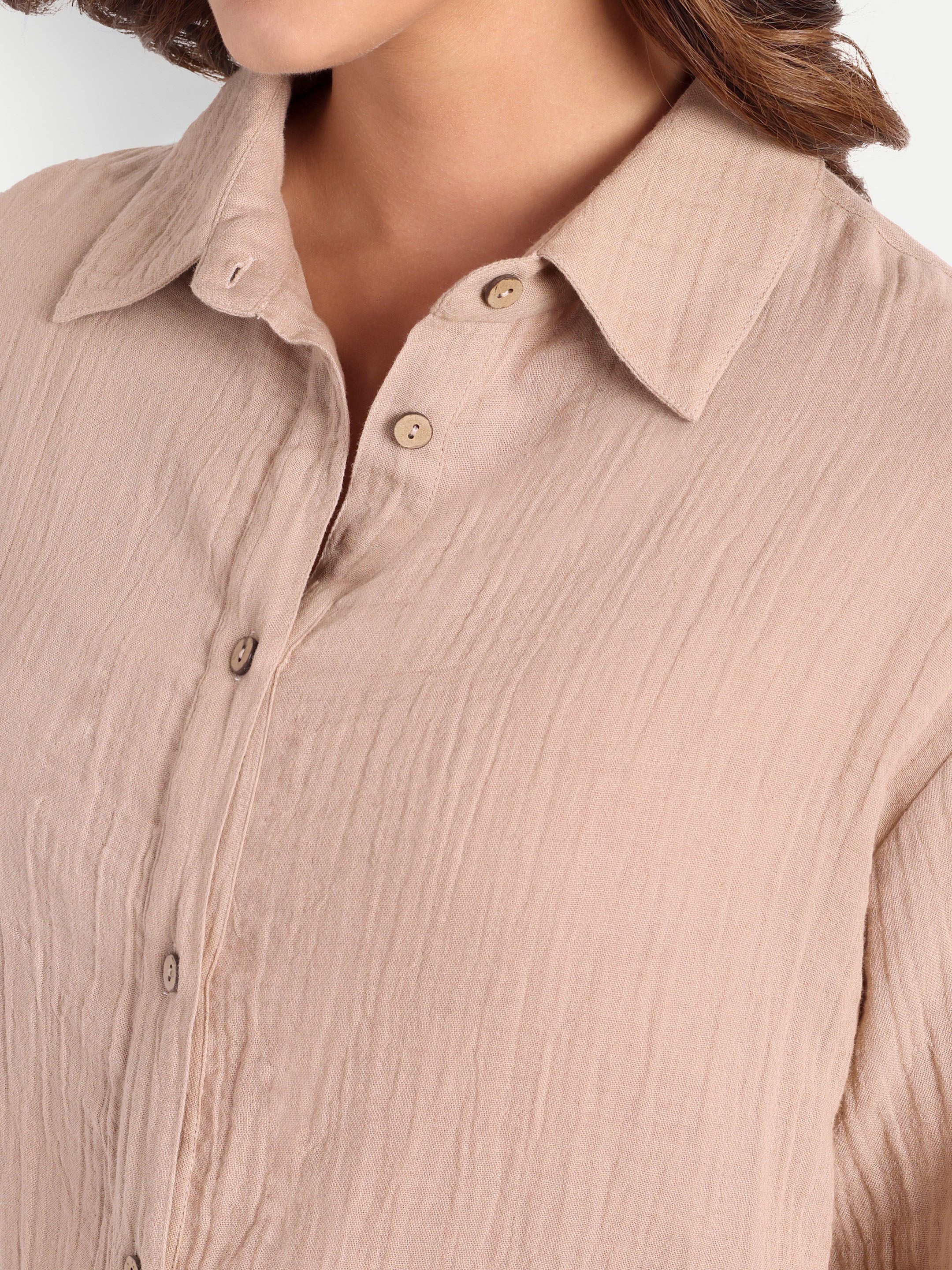 Sandstone Relaxed Shirt