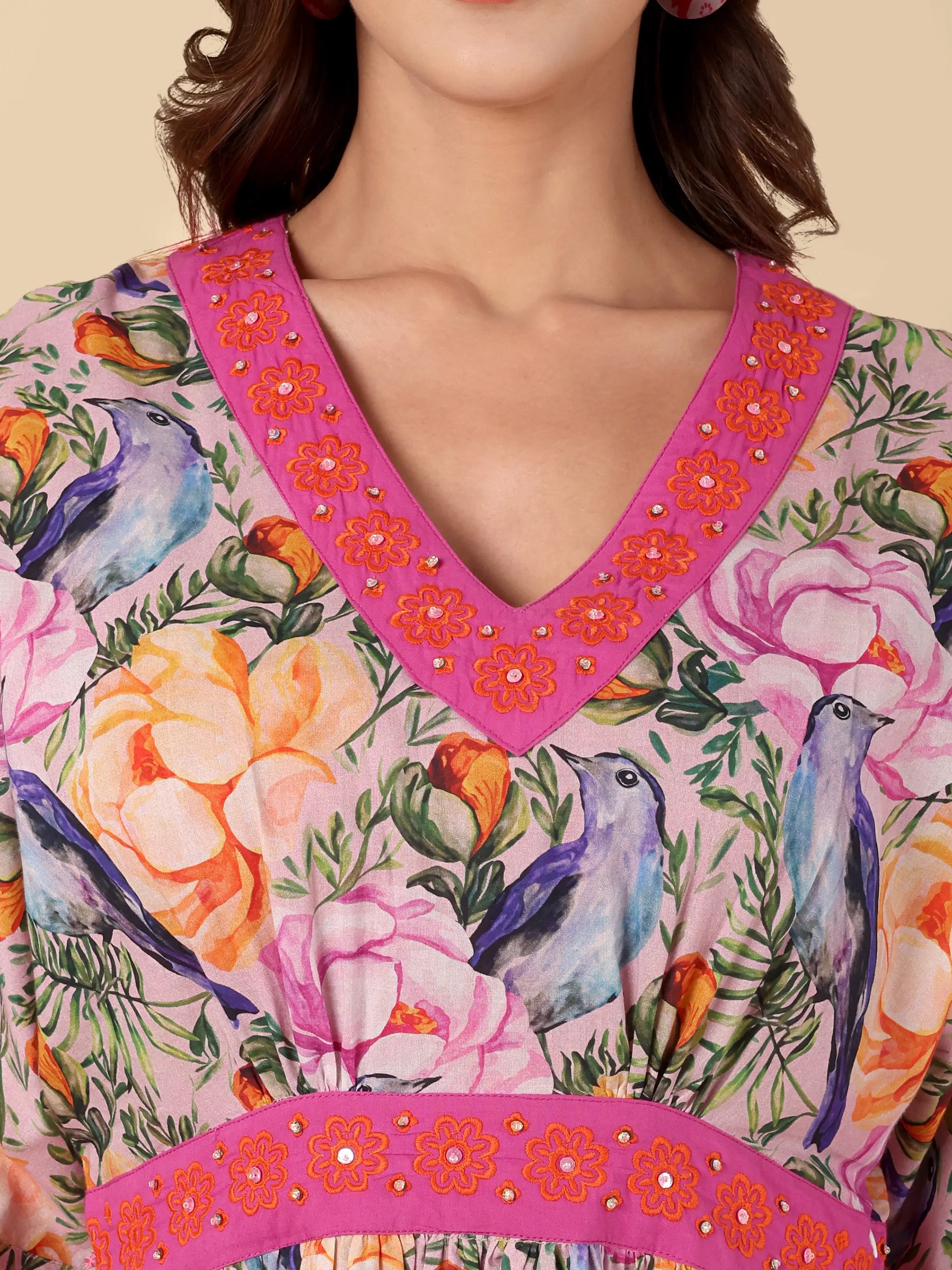Paradise Bloom Kaftan