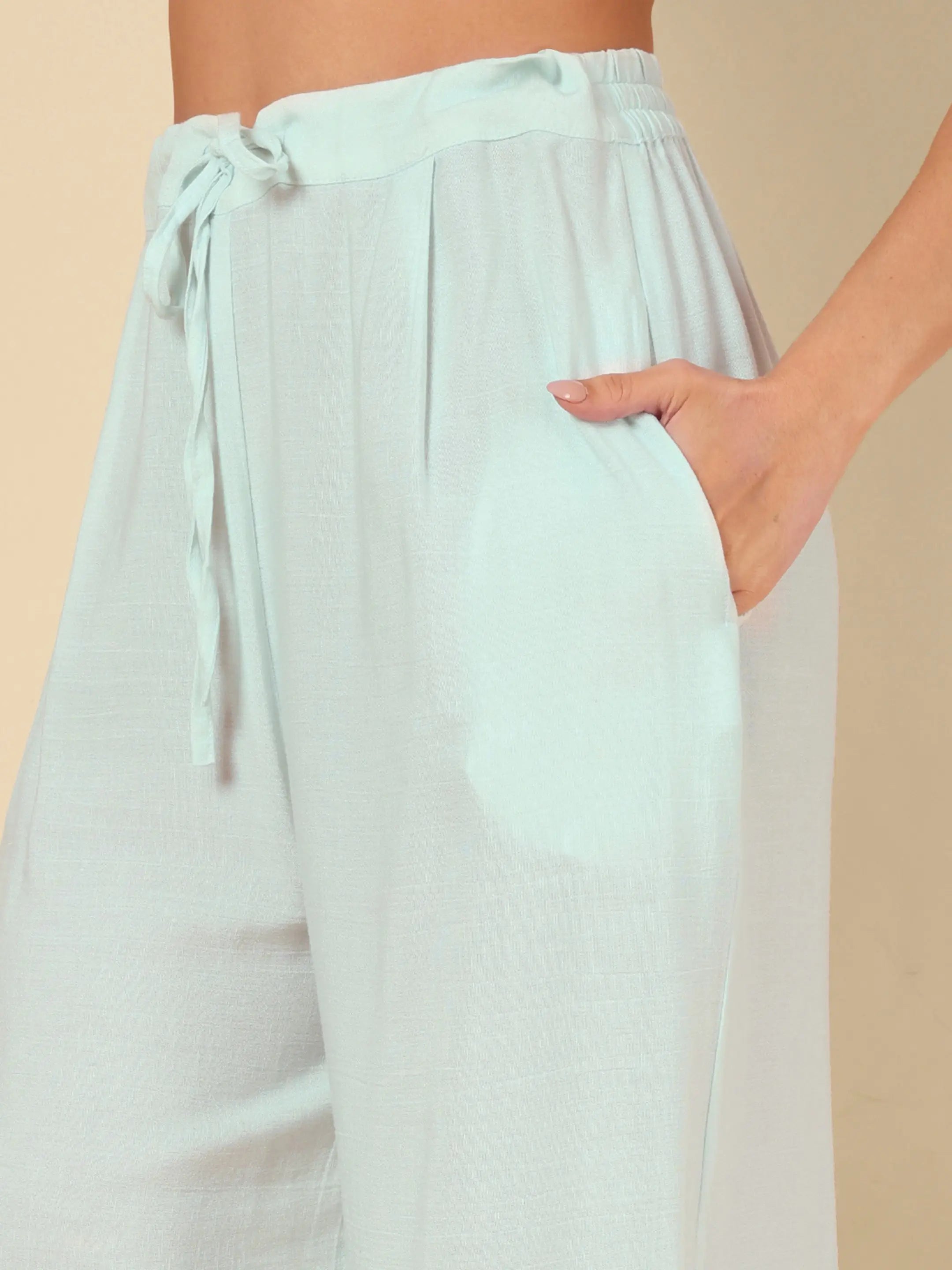 Mint Flamingo Pants