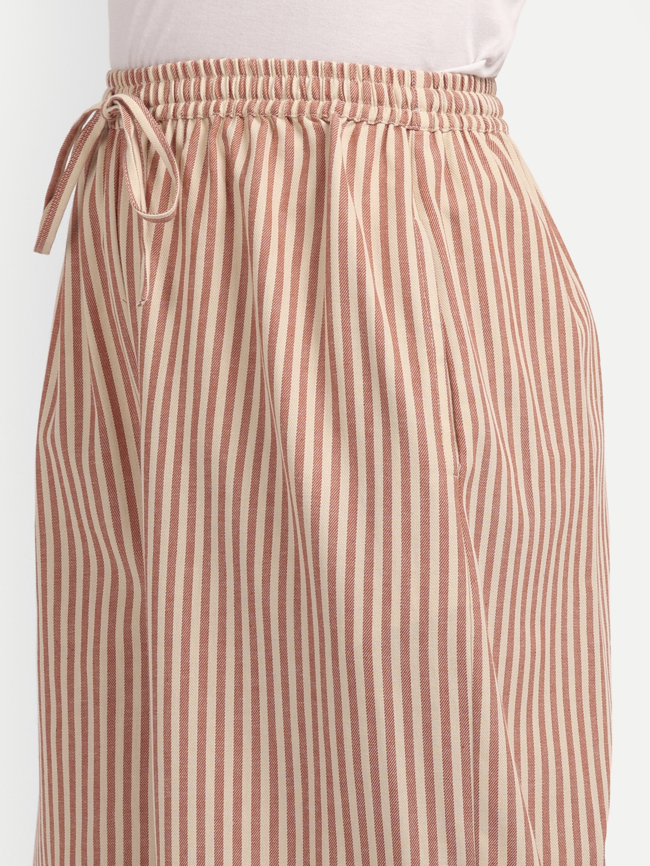 Desert Sand Stripe Palazzo