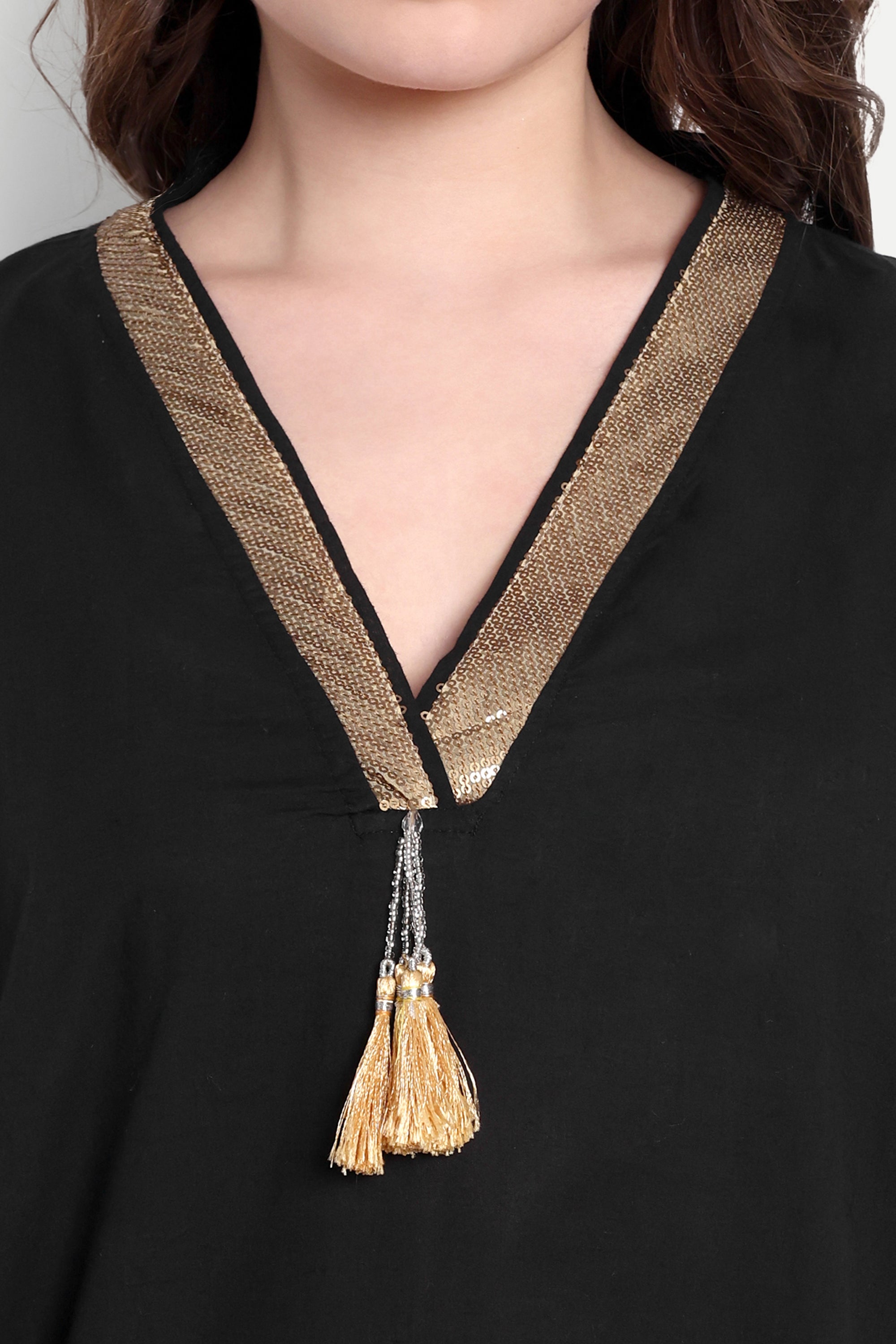Black Gold Kaftan
