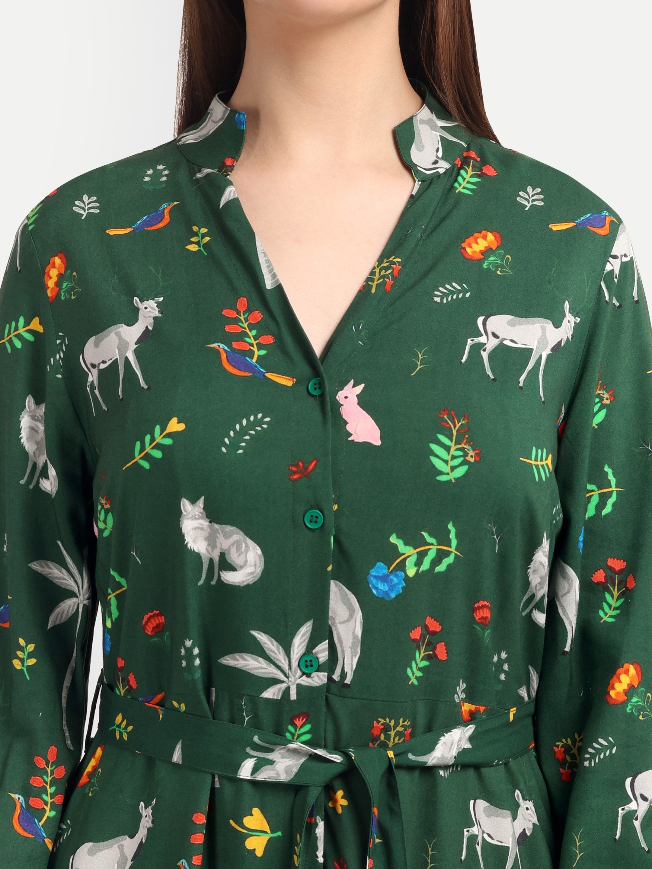 Forest Fable Maxi Dress