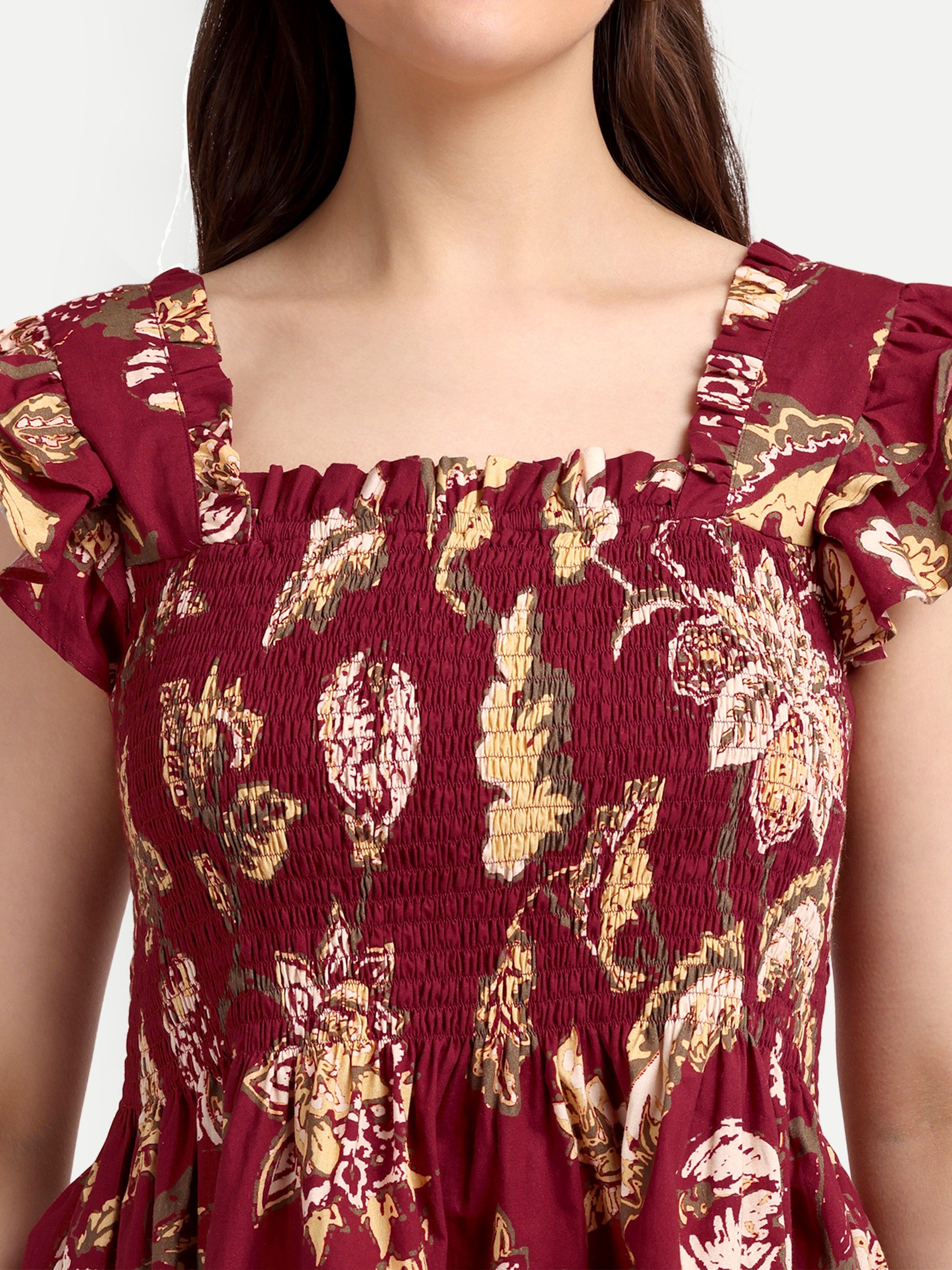 Ruby Bloom Peplum Top