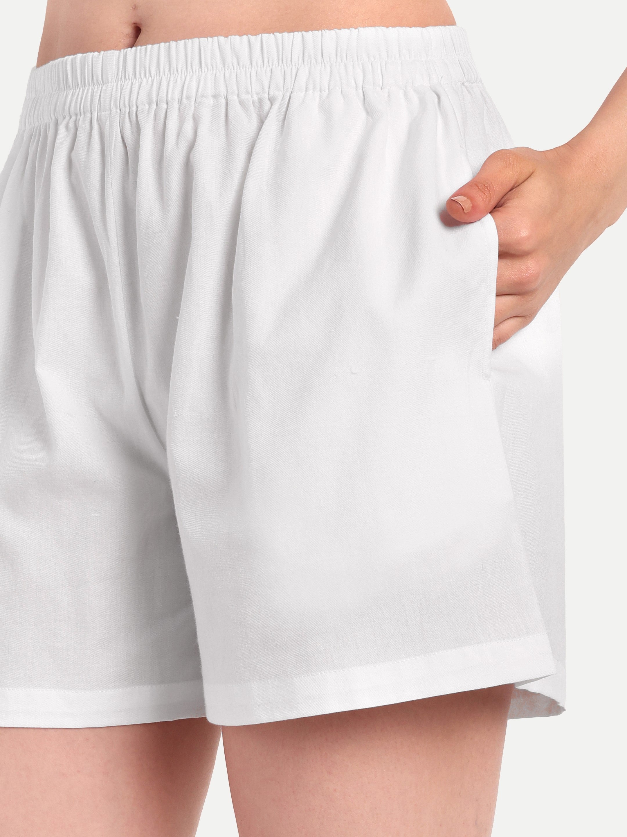 Ivory Lace Trim Lounge Co-ord Set