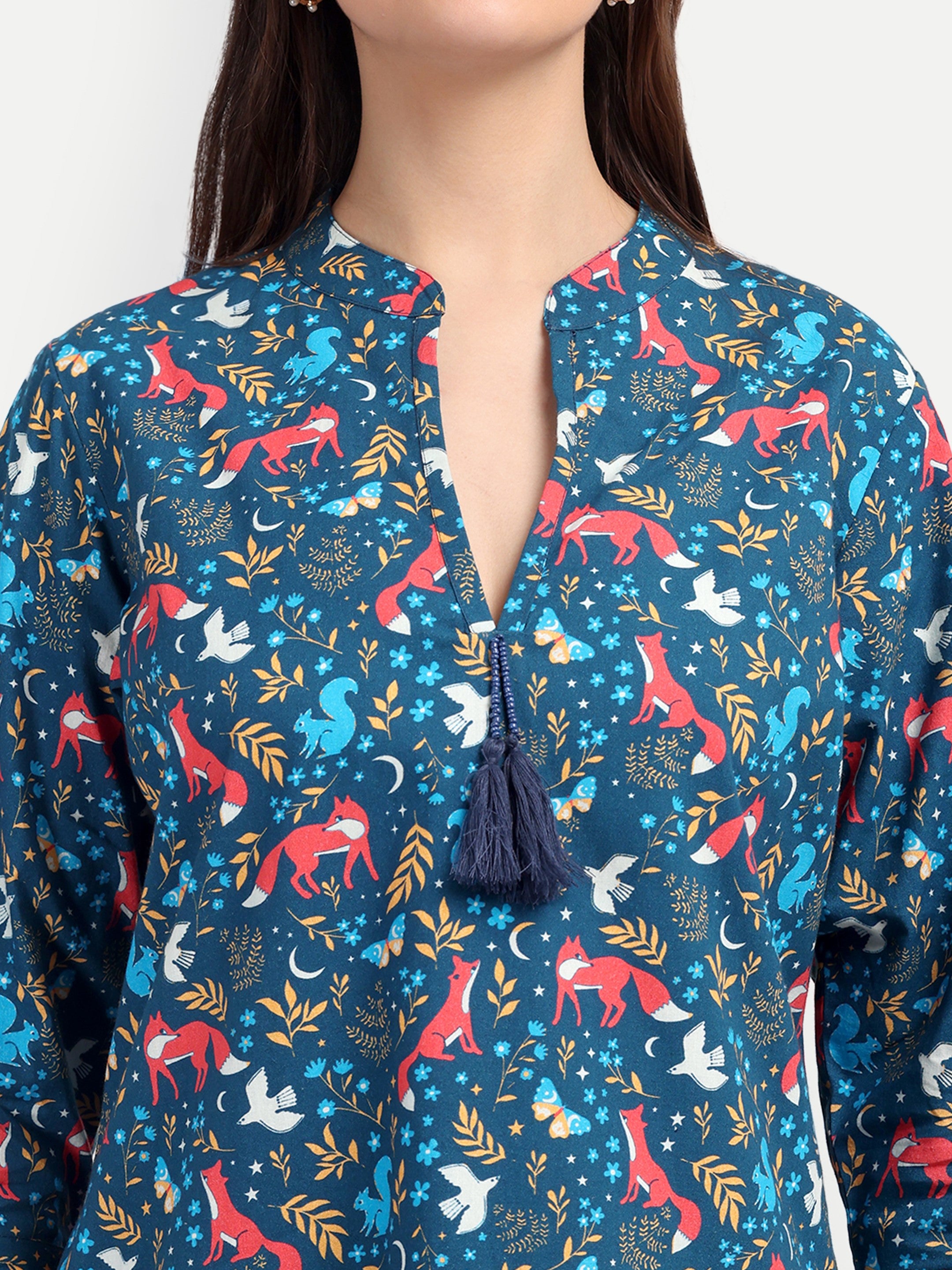 Midnight Forest Printed
Dress