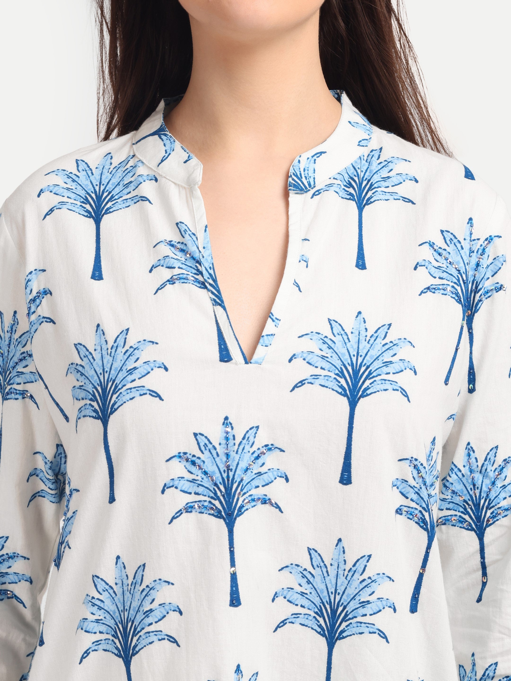 Ivory Palm 
Tunic
