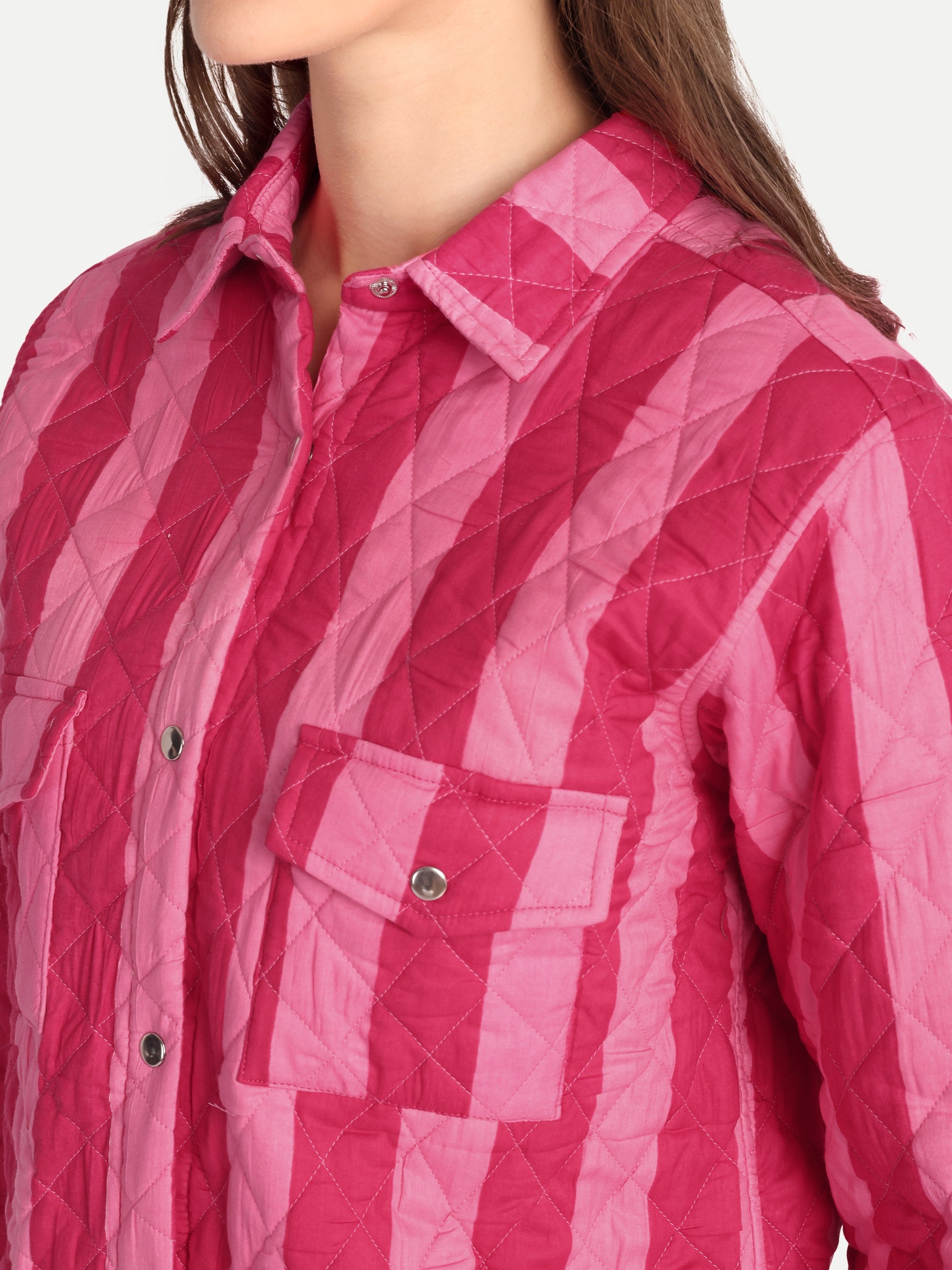 Marais Quilted Stripe Jacket