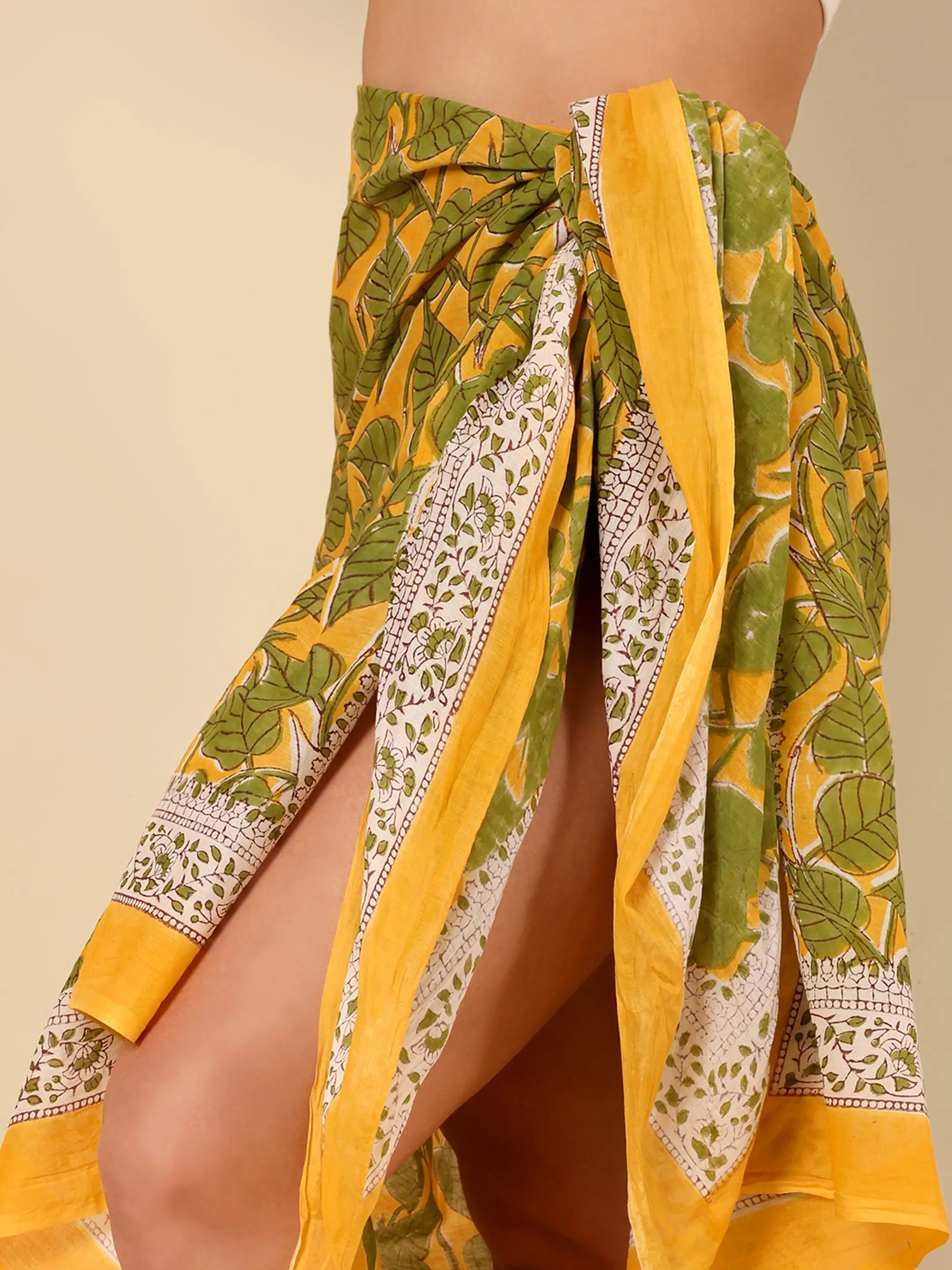 Citrus Leaf Sarong