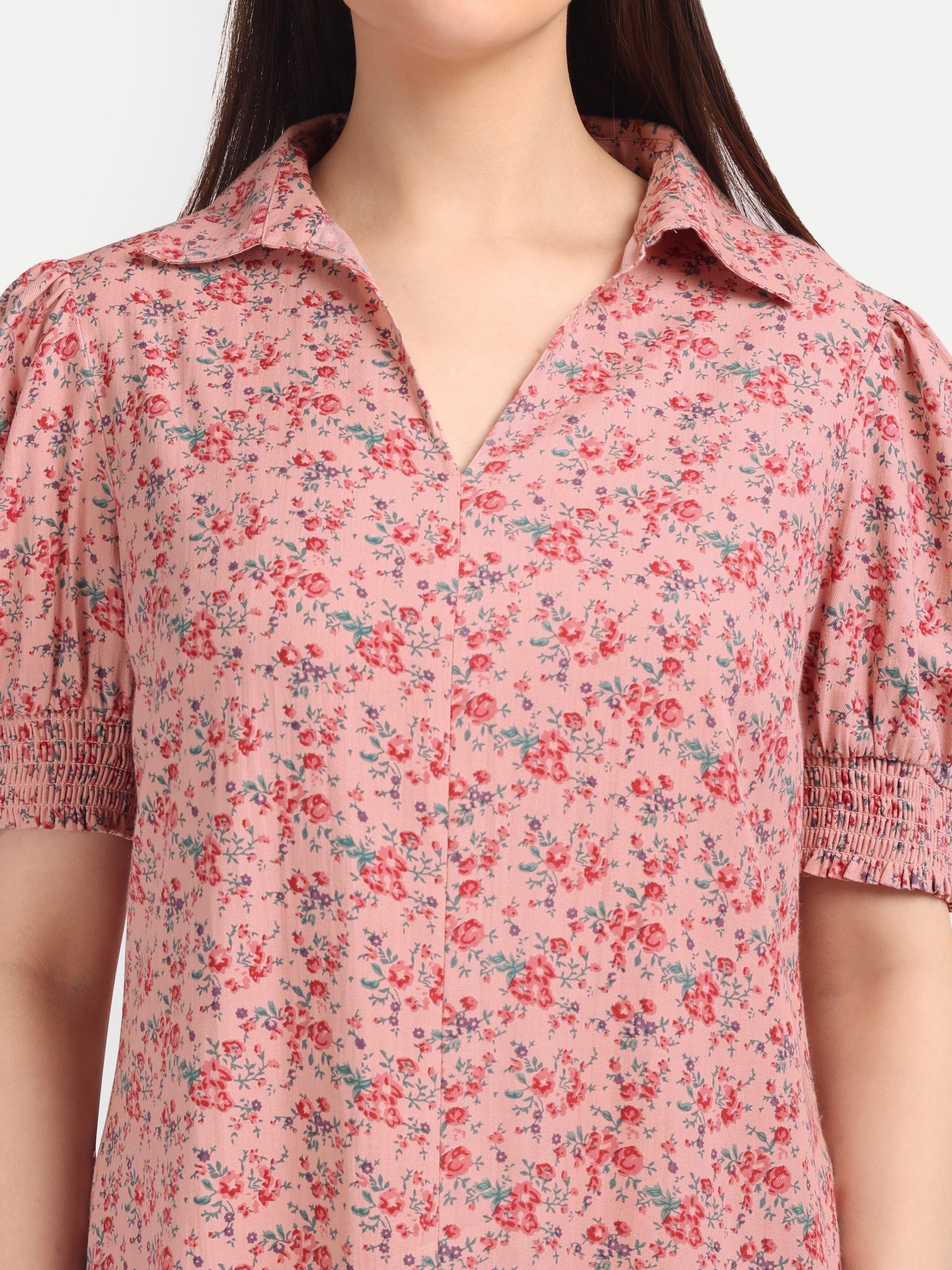 Élodie Floral Cotton Dress