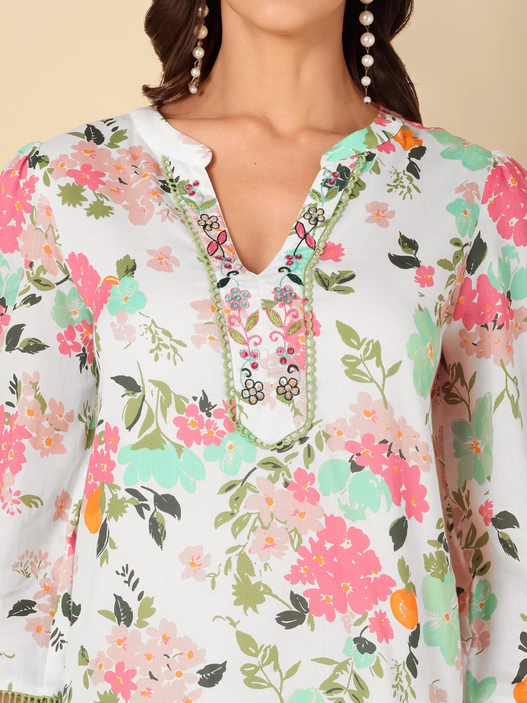 Indira Bloom Short Dress