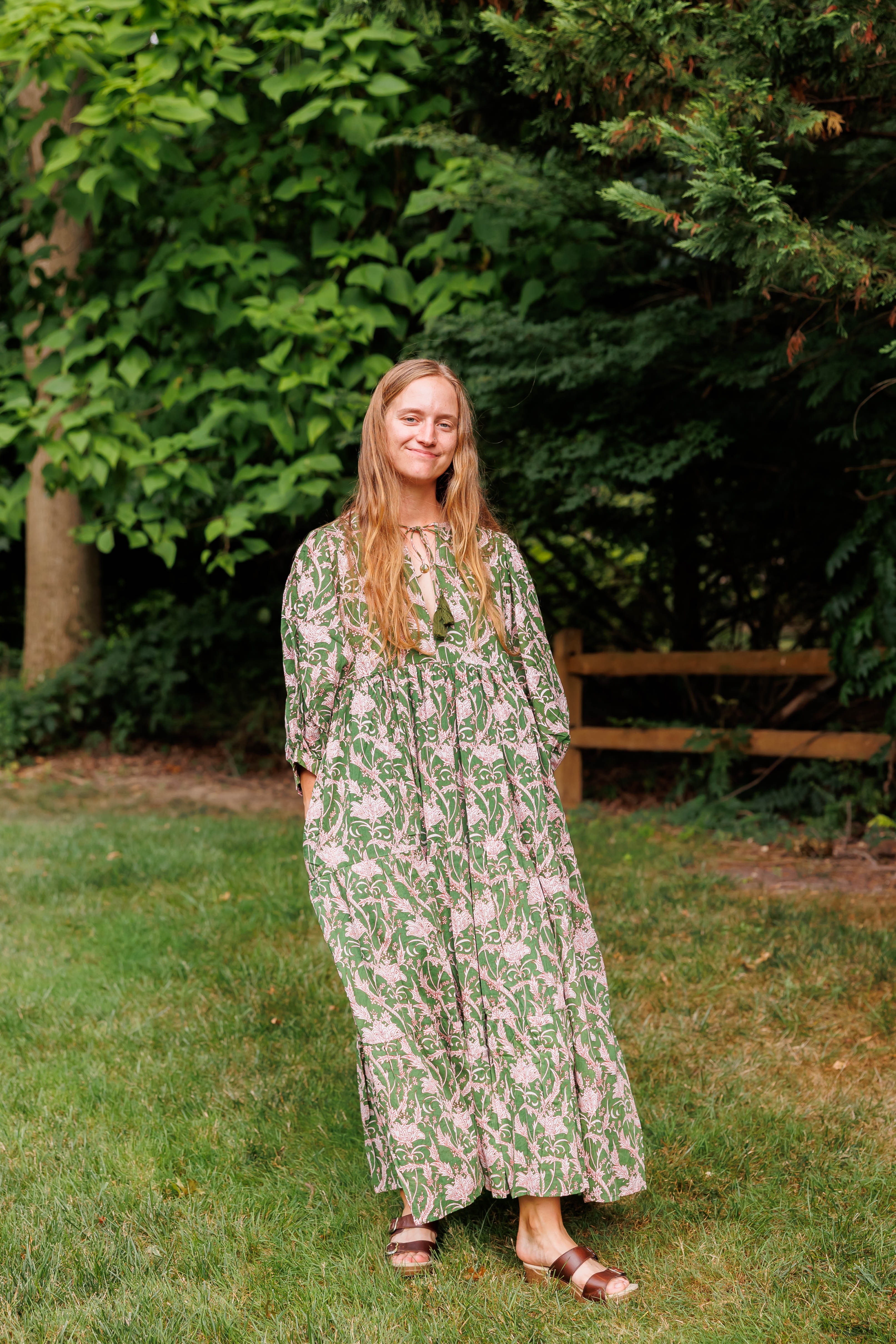 Gn Long Floral Dress
