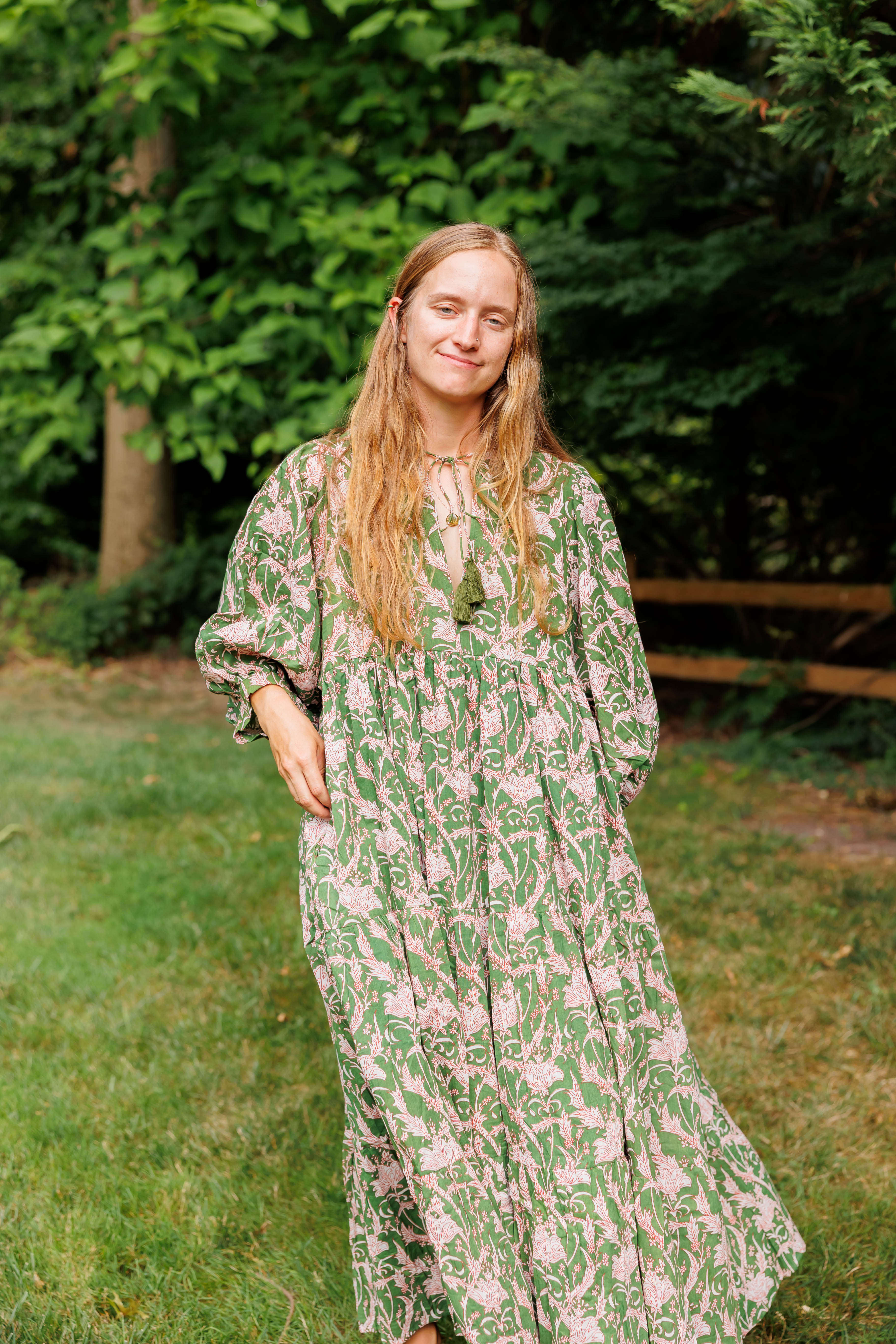 Gn Long Floral Dress
