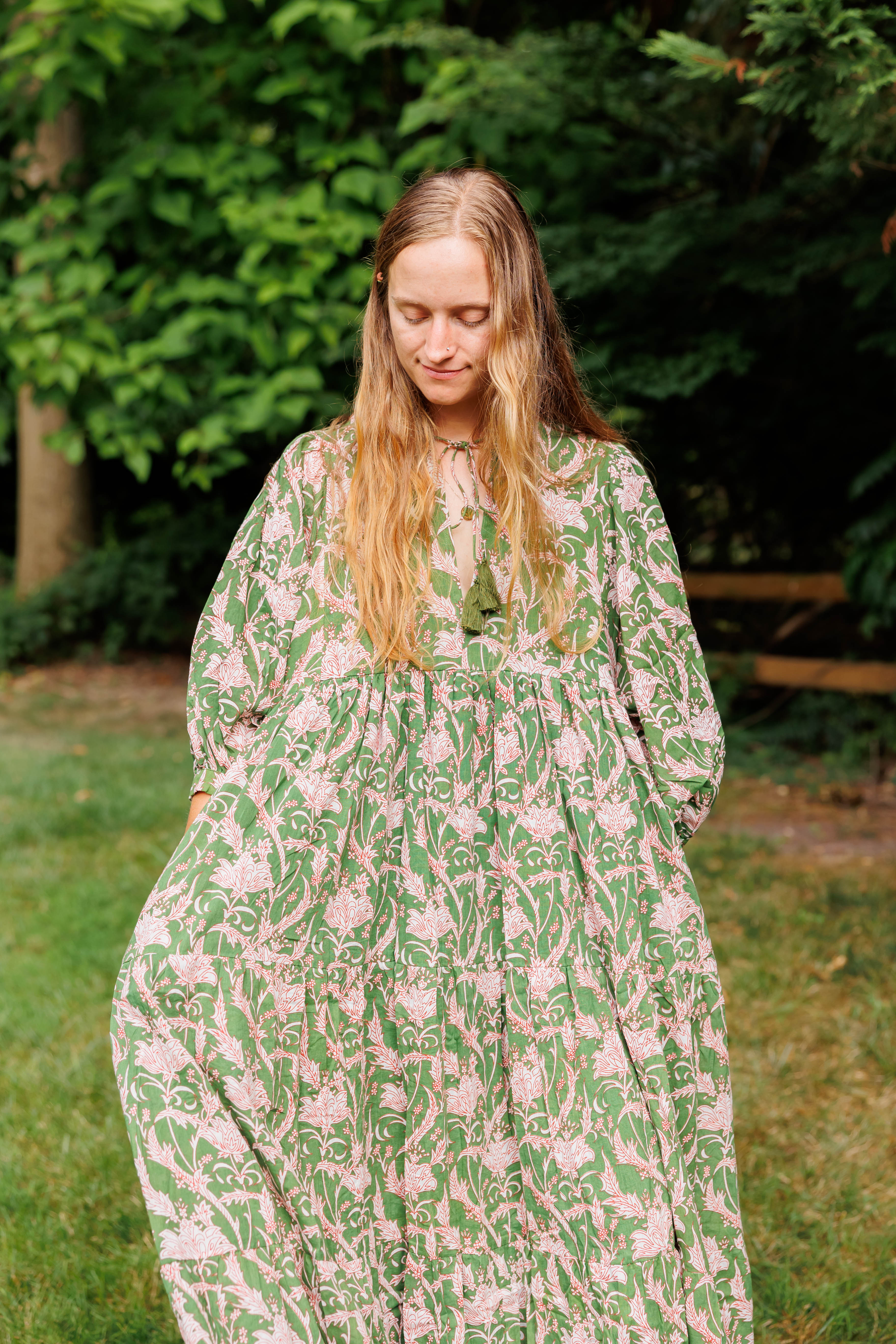 Gn Long Floral Dress