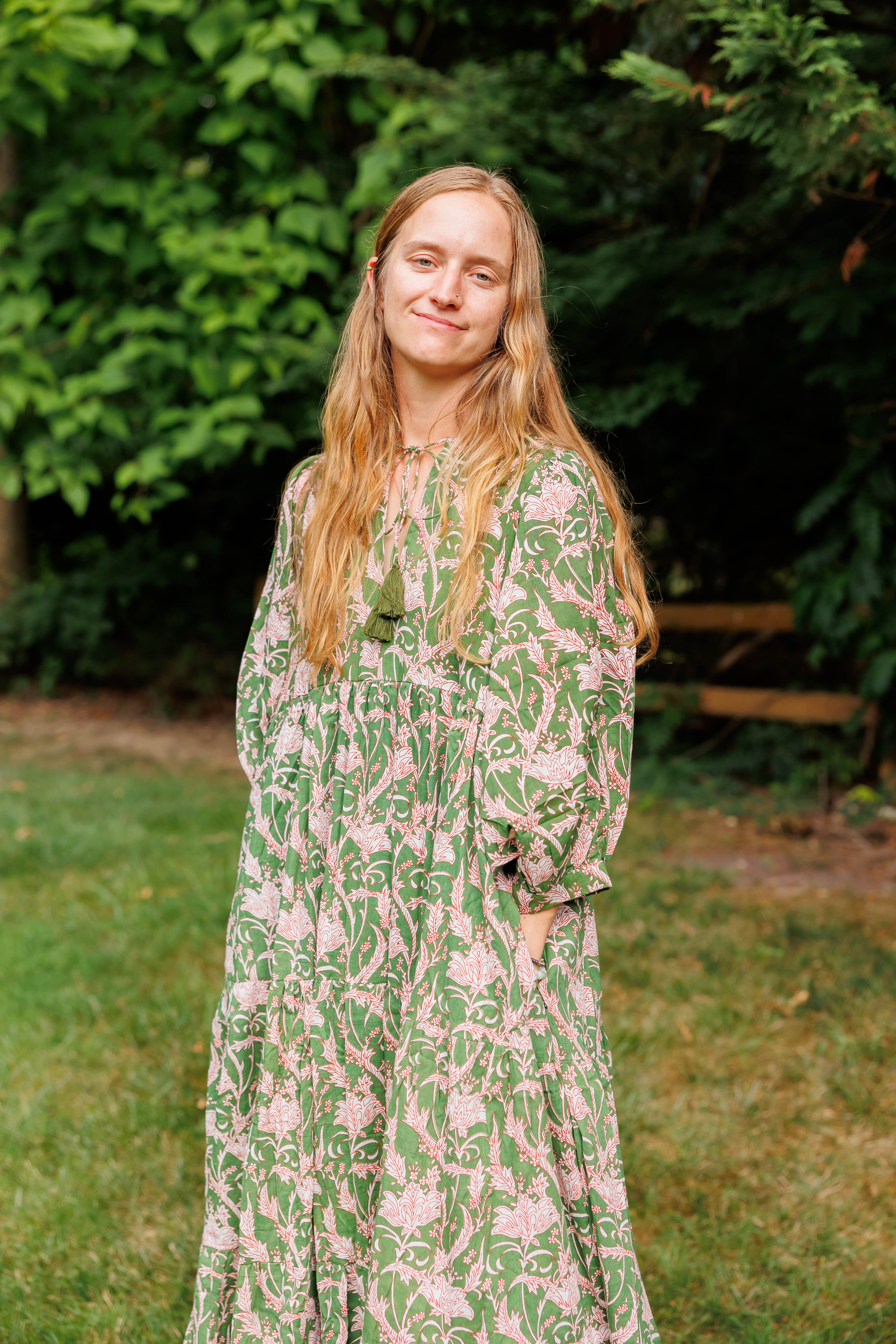 Gn Long Floral Dress