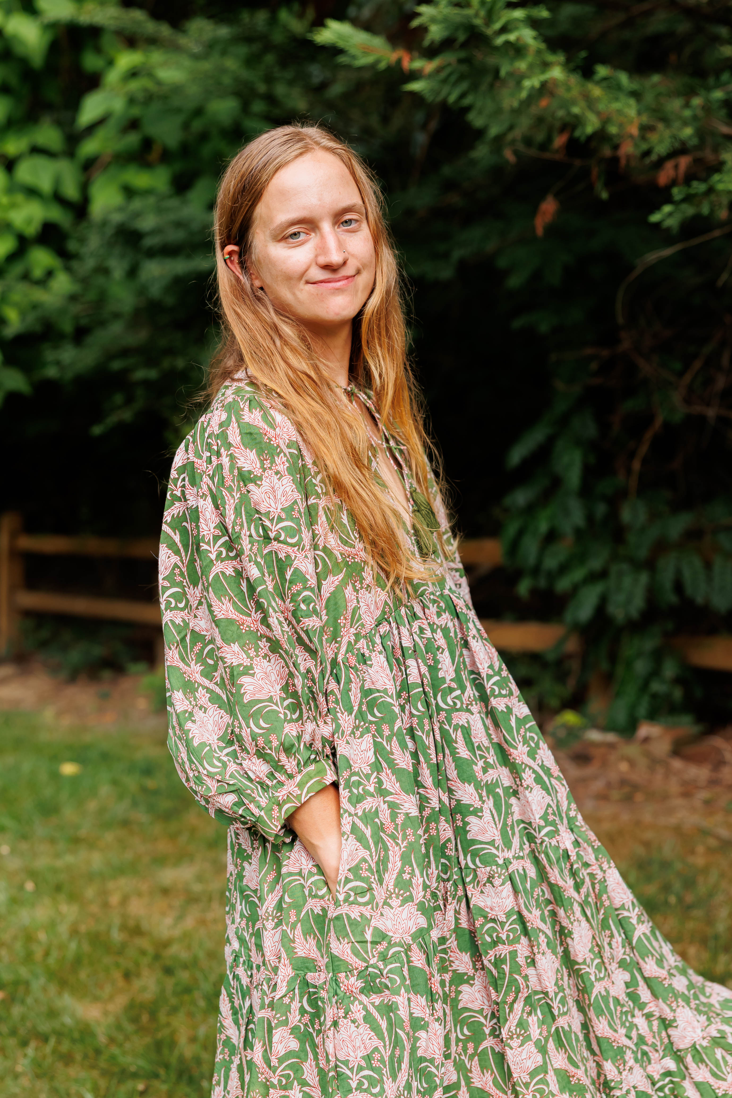 Gn Long Floral Dress