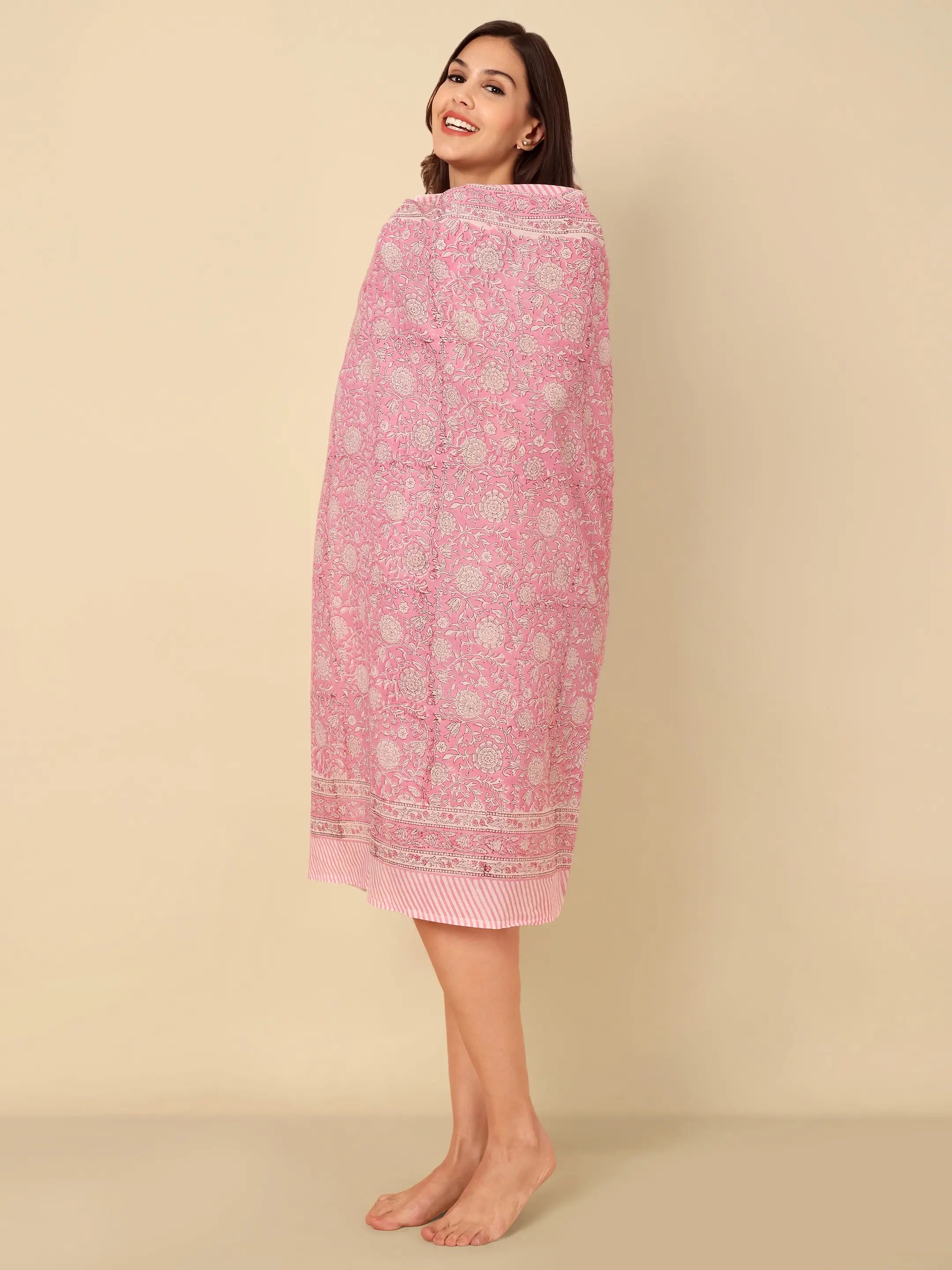 Pink Bloom Sarong