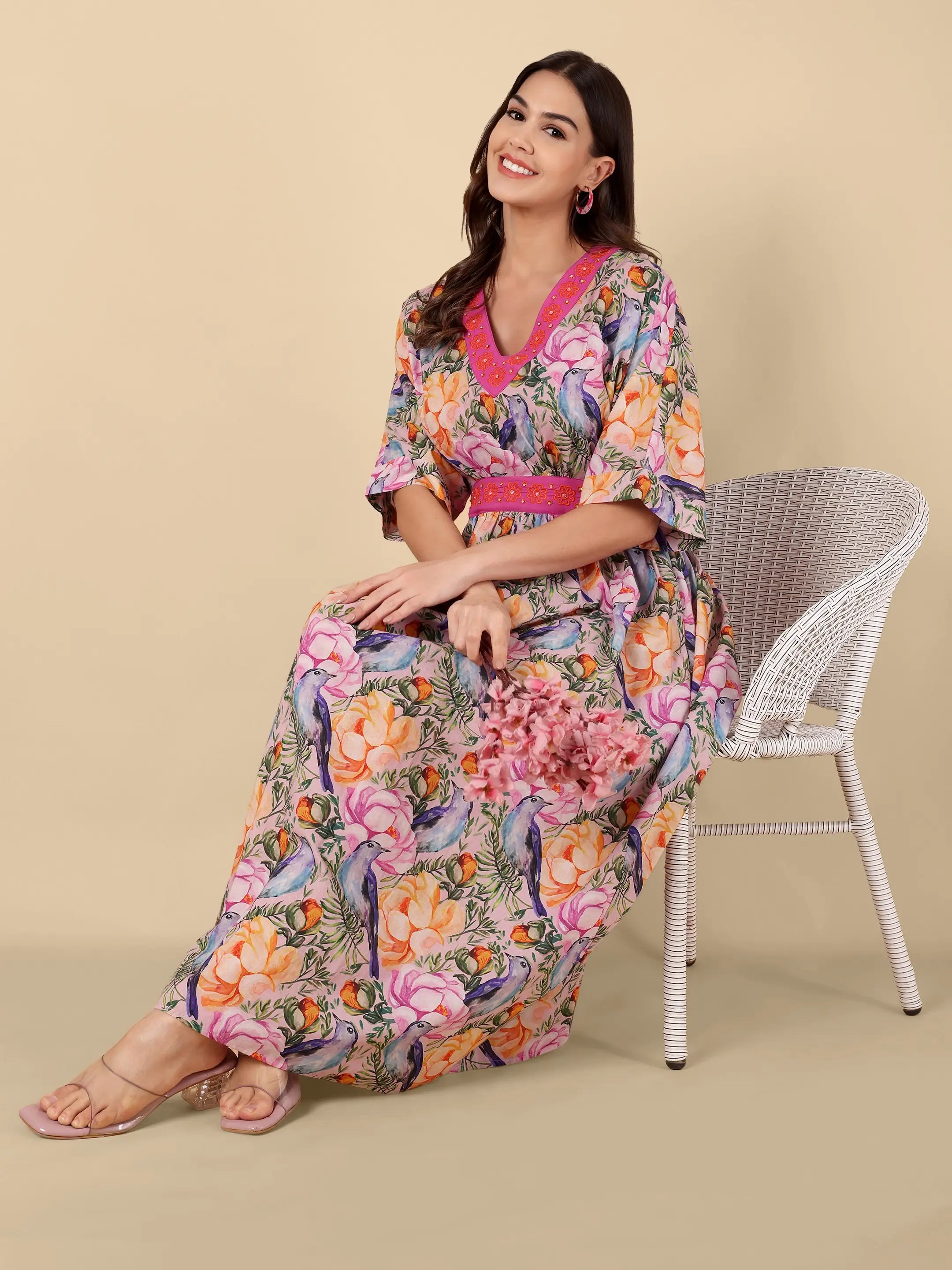 Paradise Bloom Kaftan