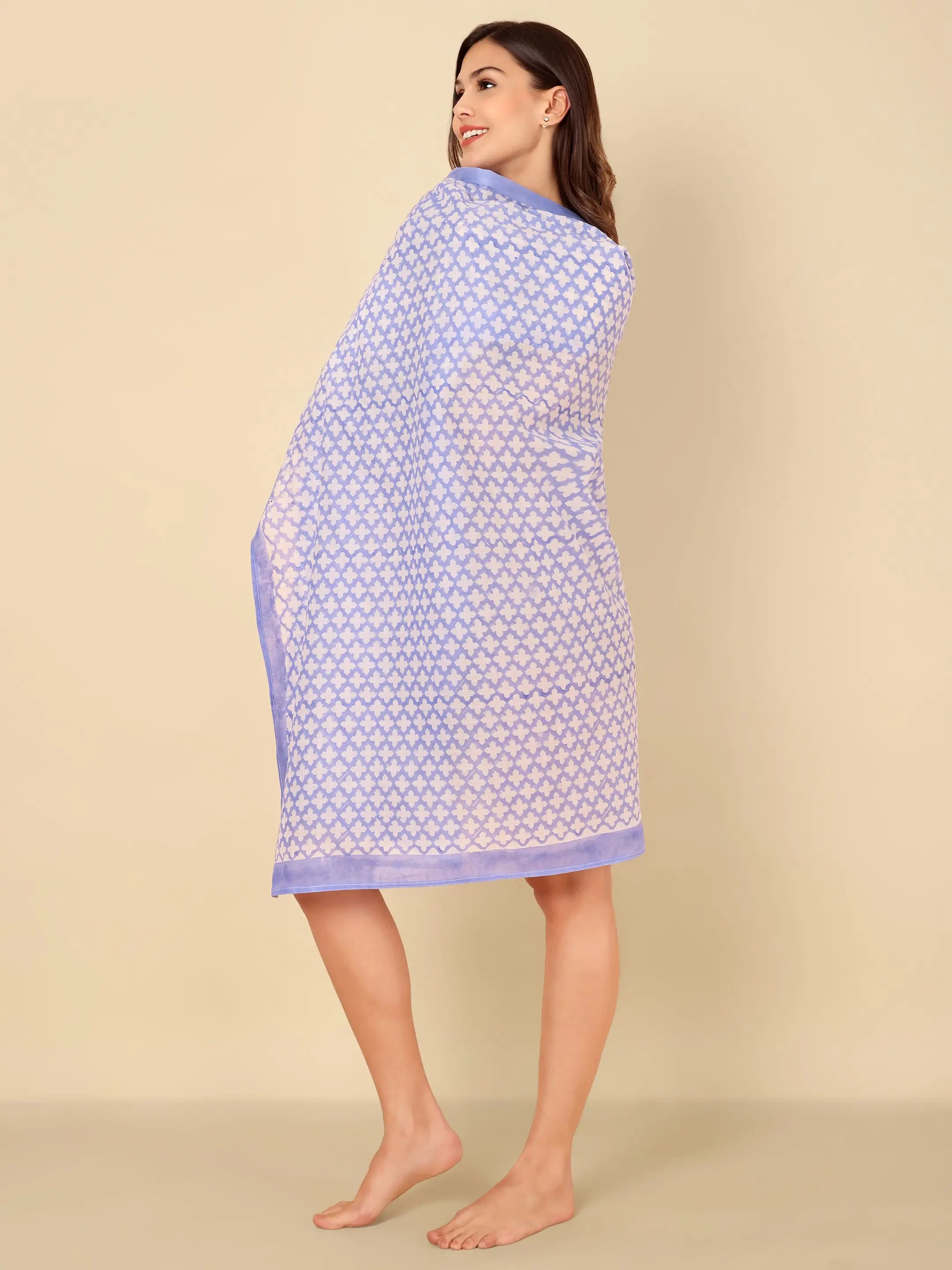 Periwinkle Bloom Sarong