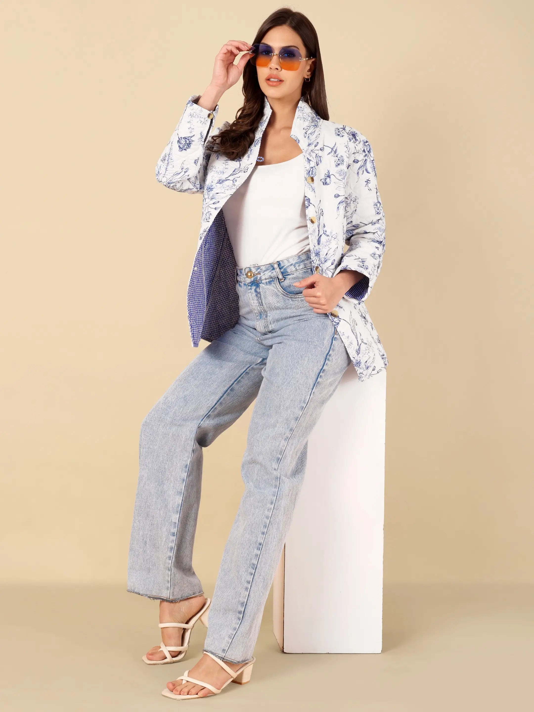 Toile de Jouy Cotton Jacket
