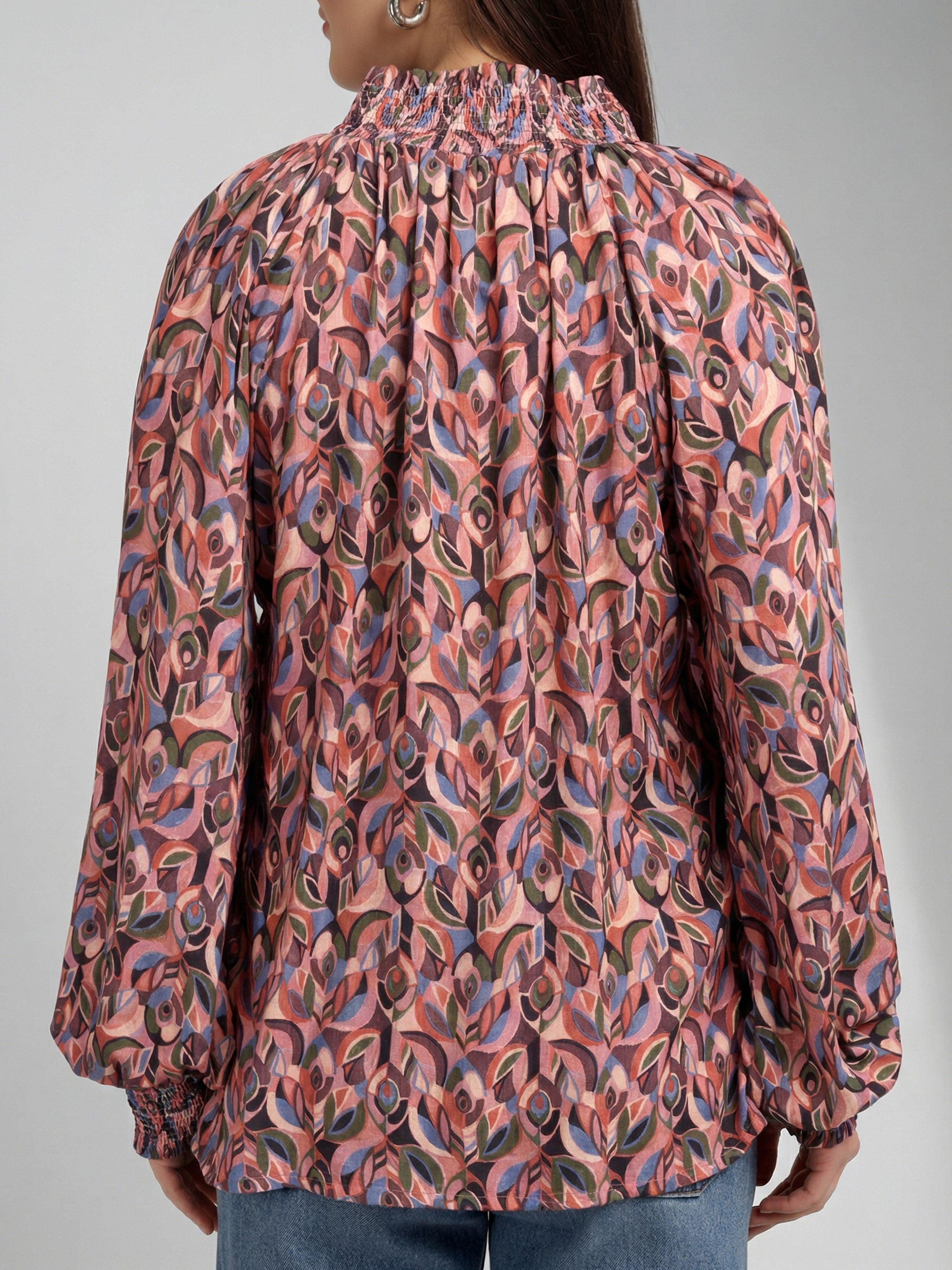 Autumn Mosaic Blouse