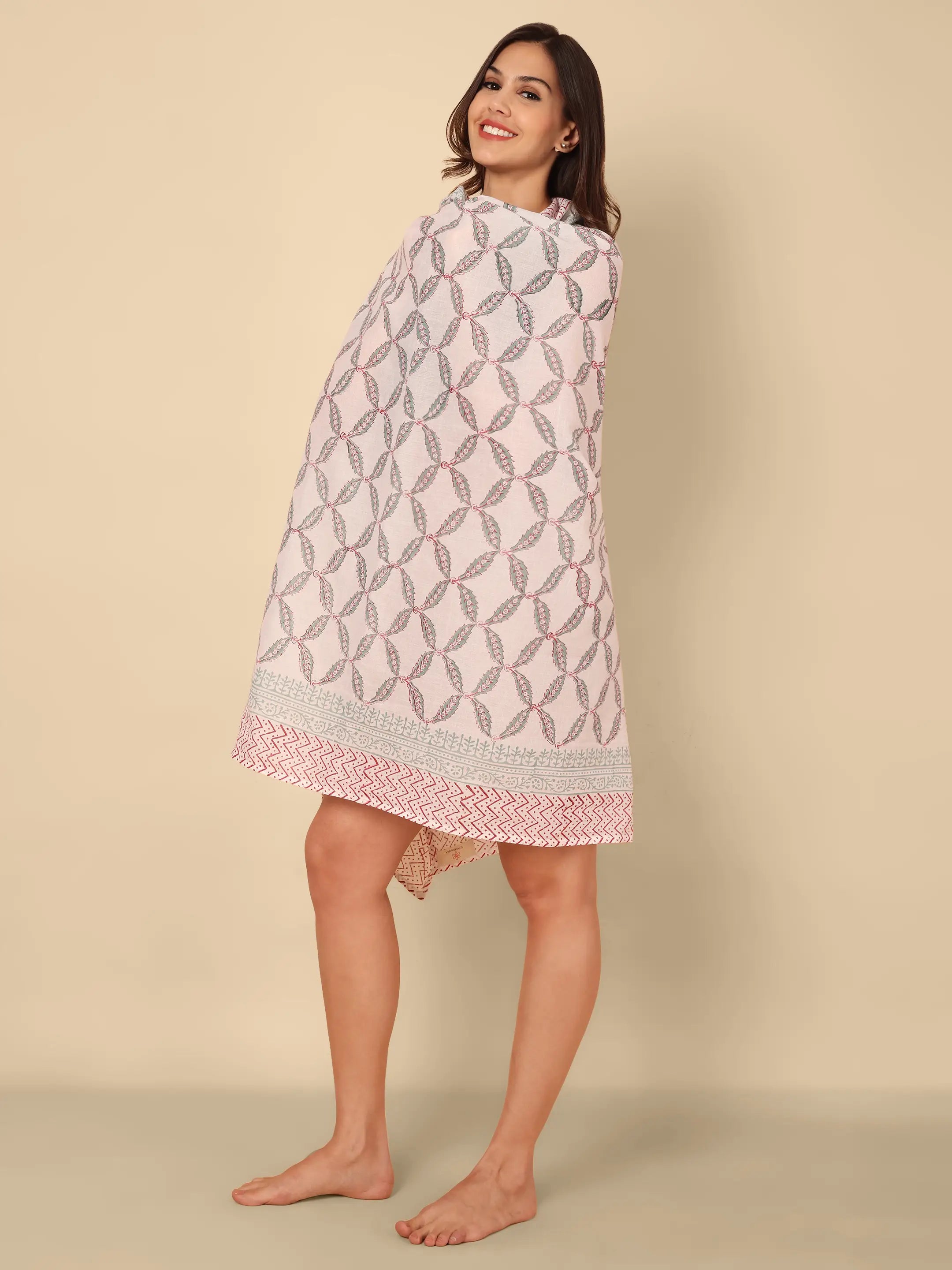 Blush Vine Sarong