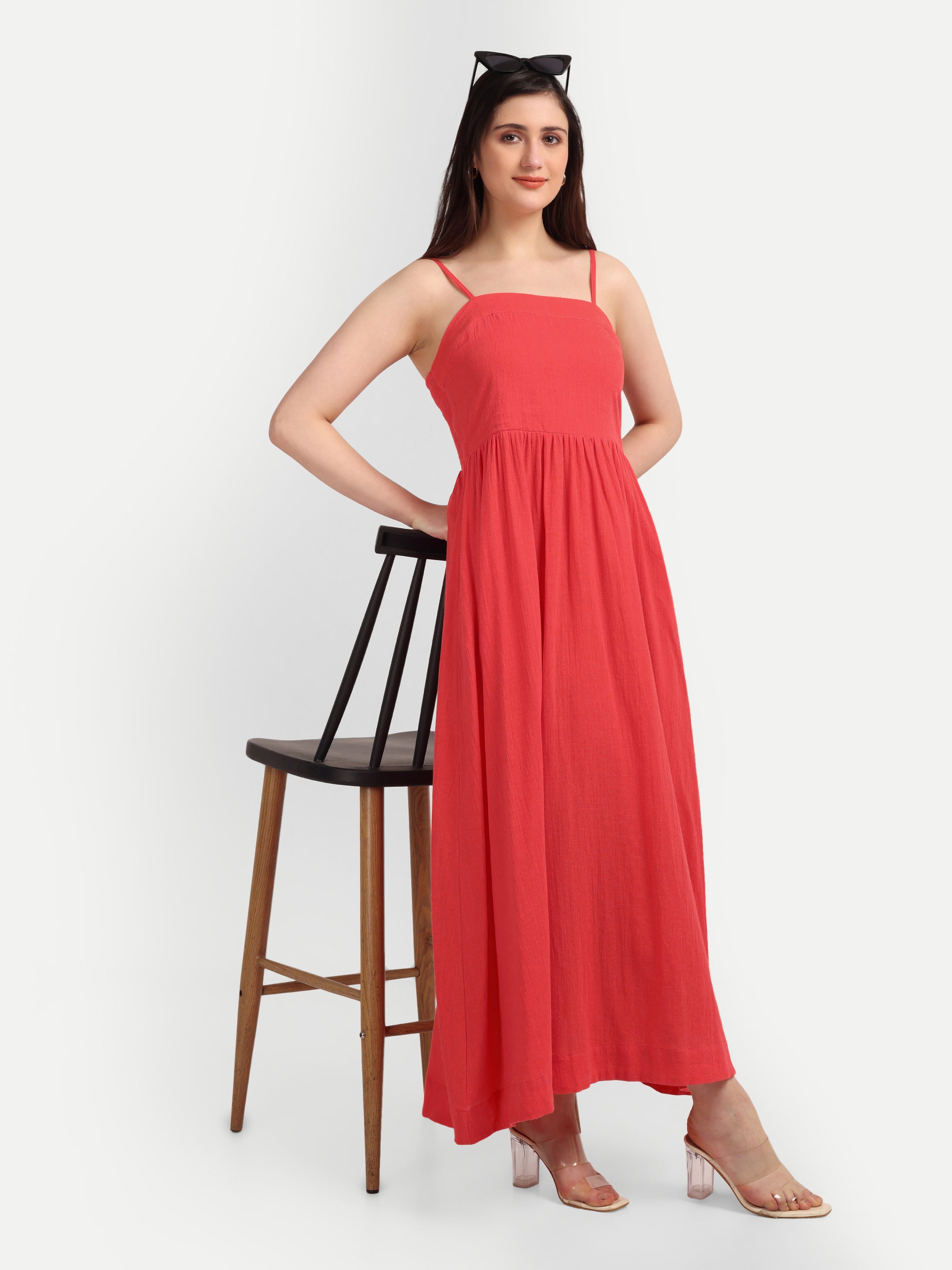 Rust Ember Maxi Dress