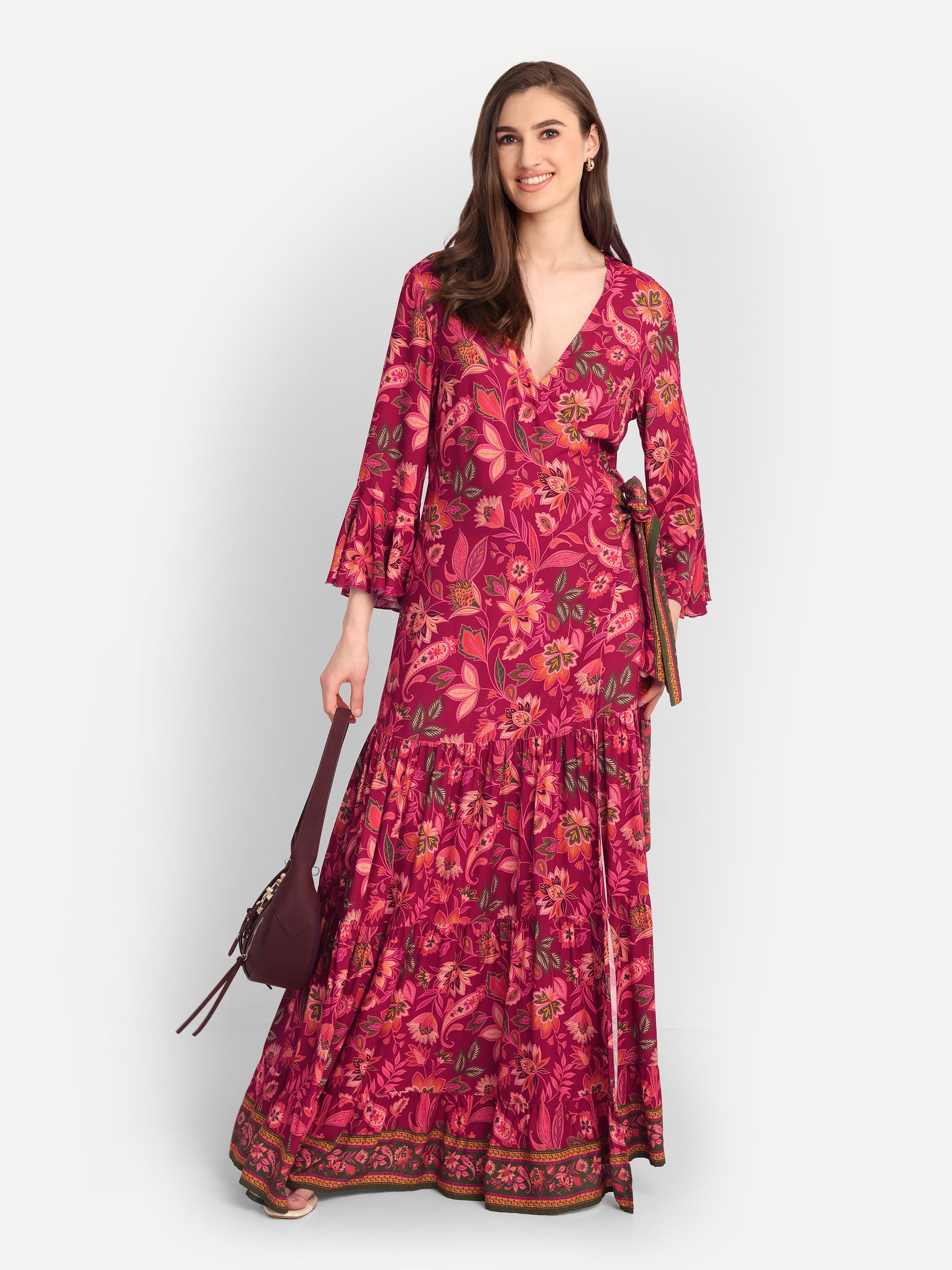 Scarlet Jardin Wrap Dress