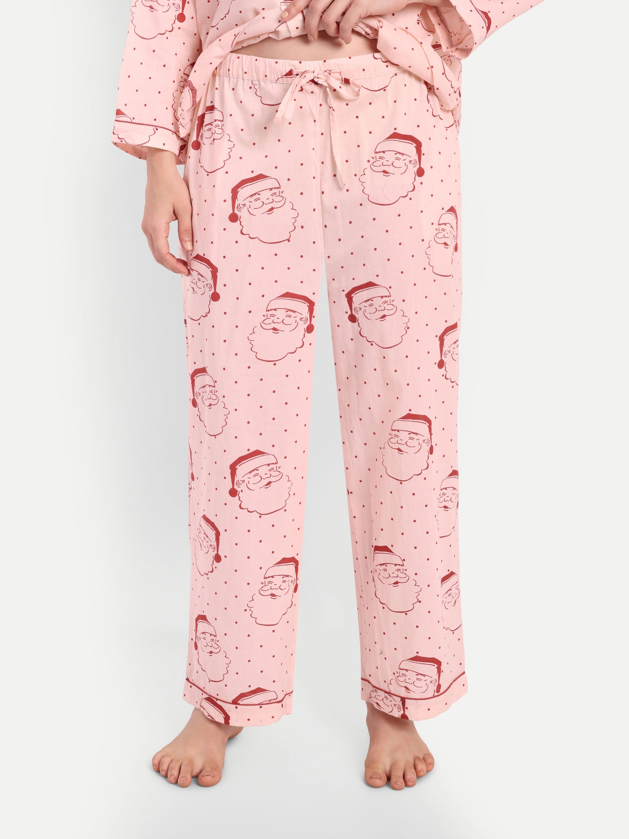 Santa Polka Dot PJ Set