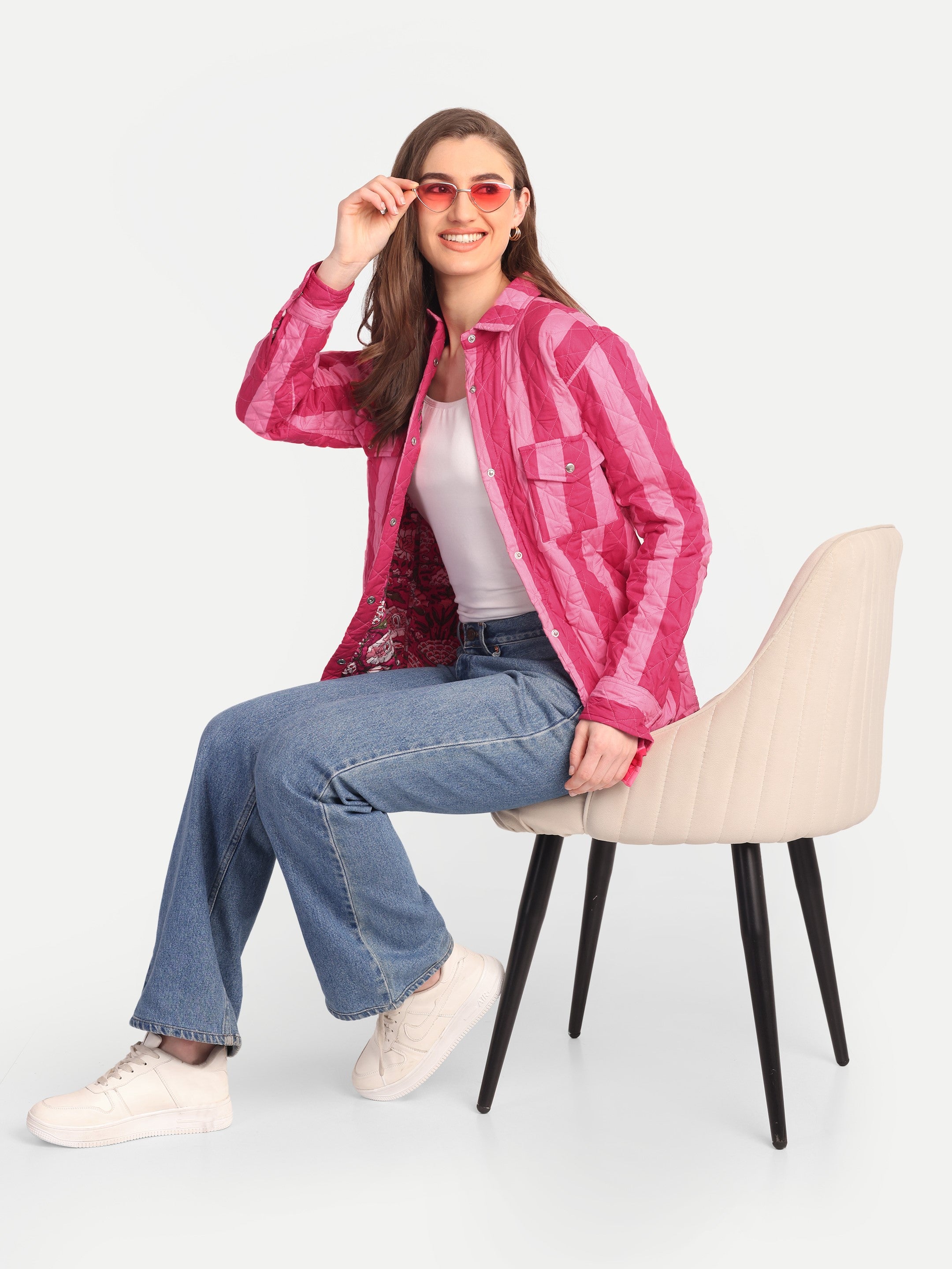 Marais Quilted Stripe Jacket