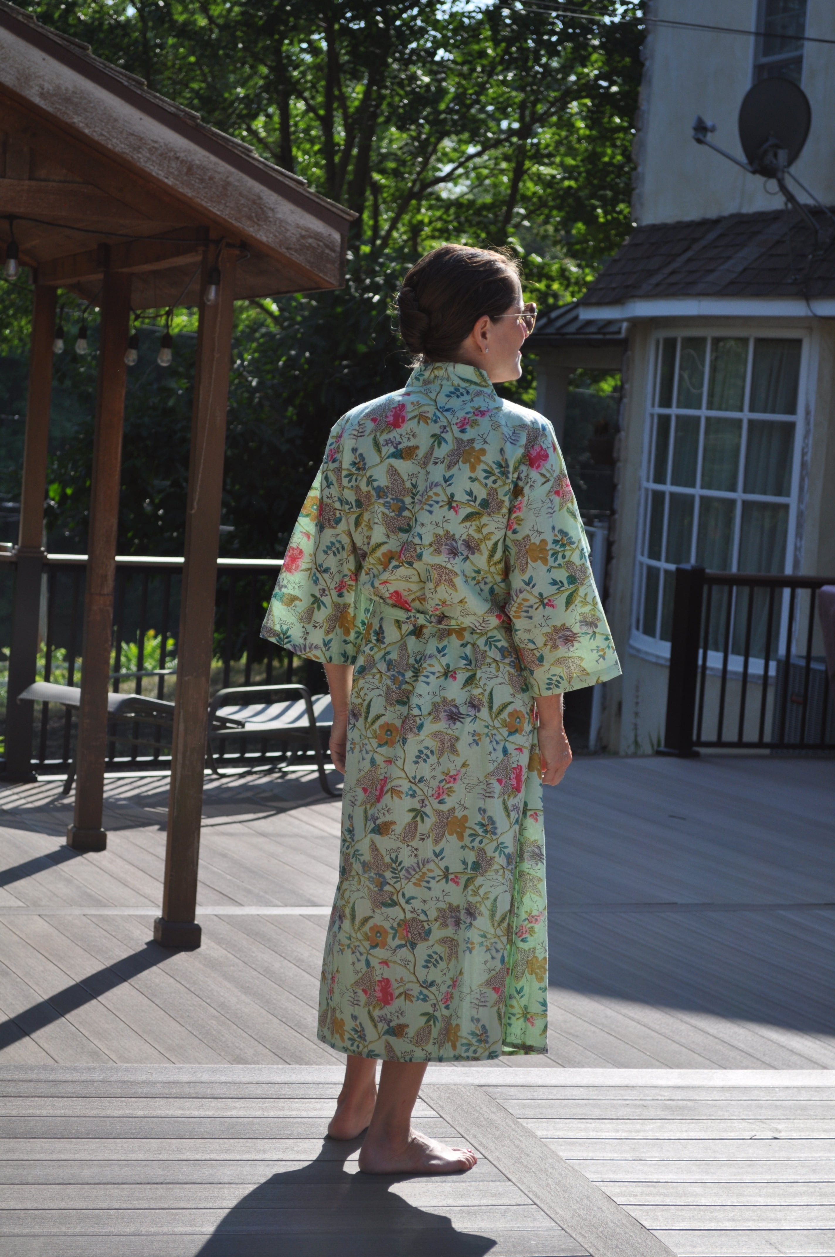 Patina Green Kimono