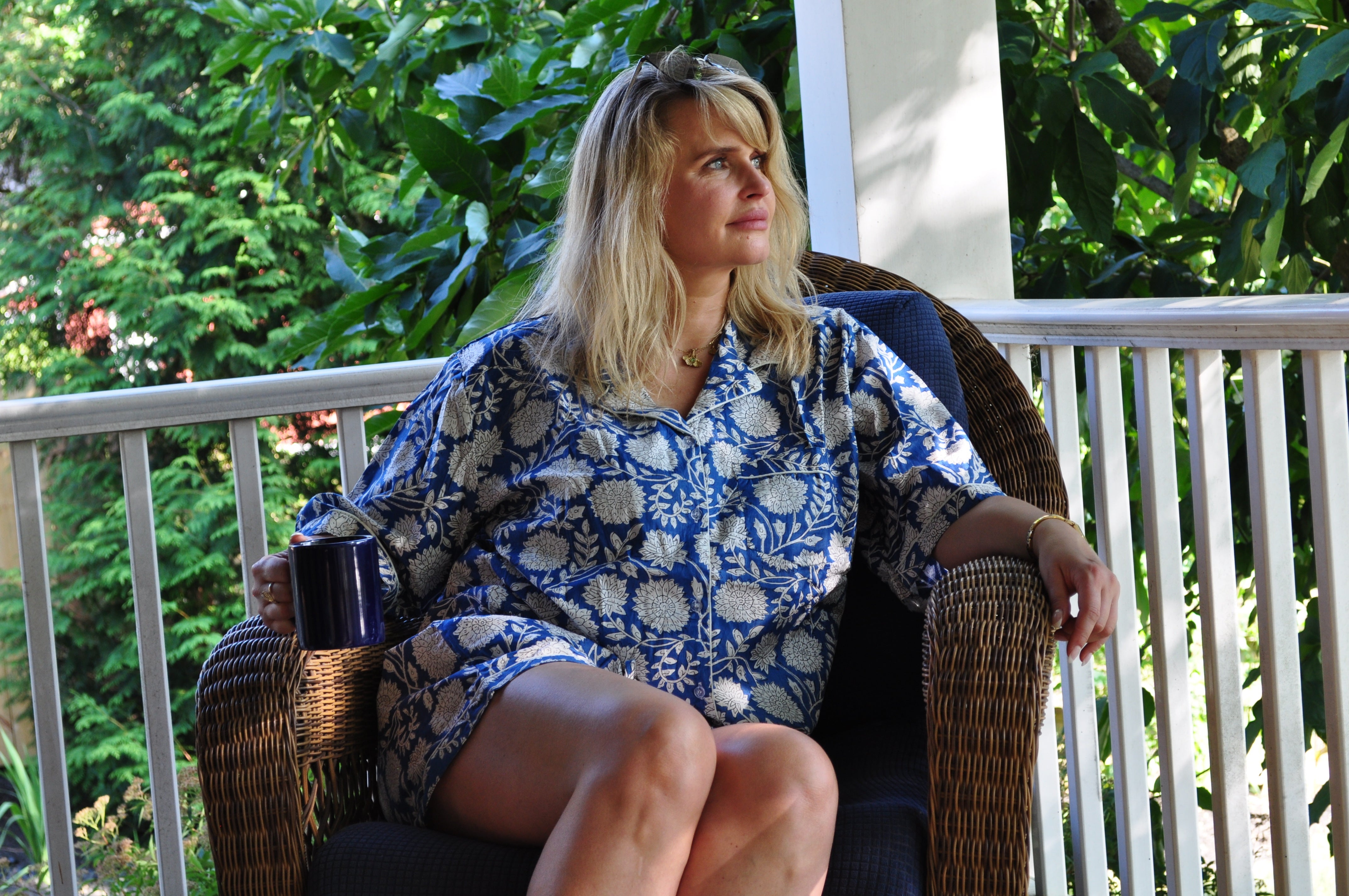 Dancing Chrysanthemum Short PJ Set