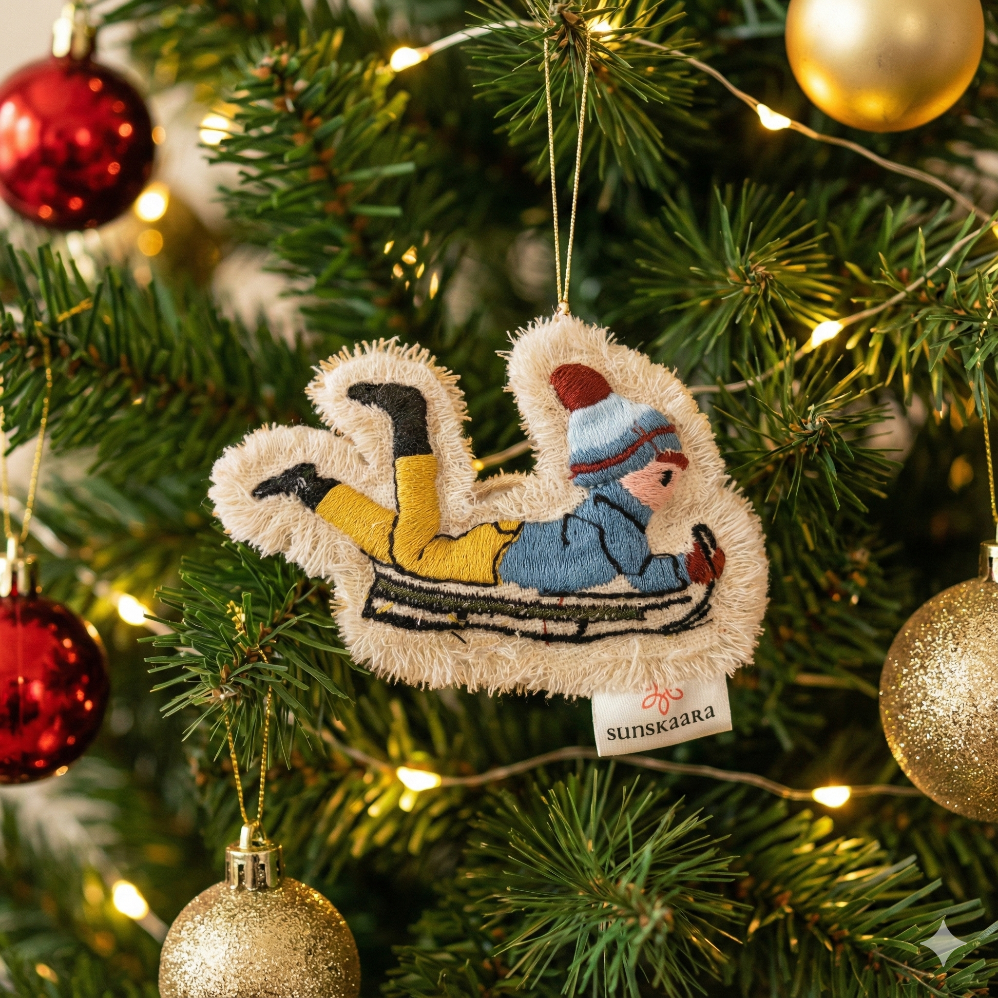 Holiday Sled Ornament