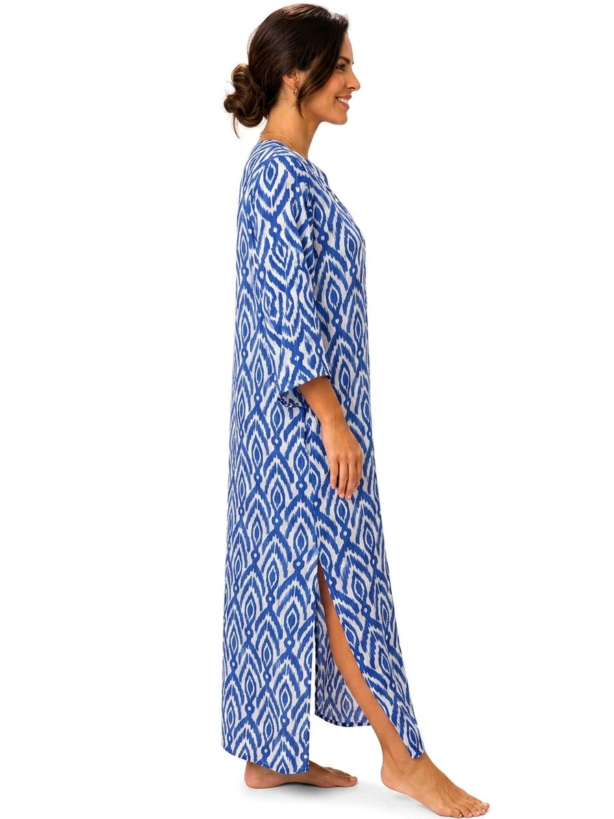 Ikat Blue Kattan
