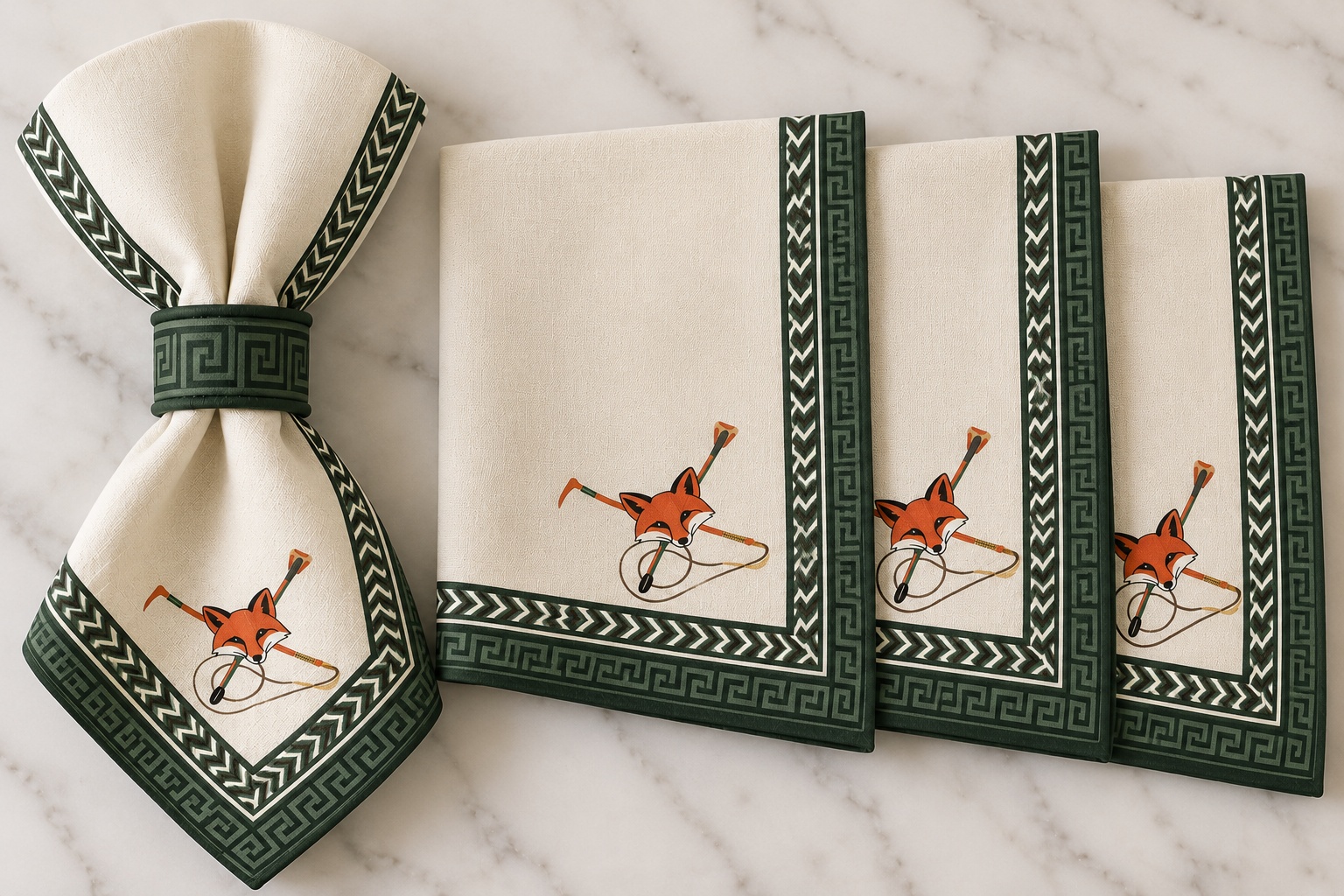 Fox Hunt Napkin Set