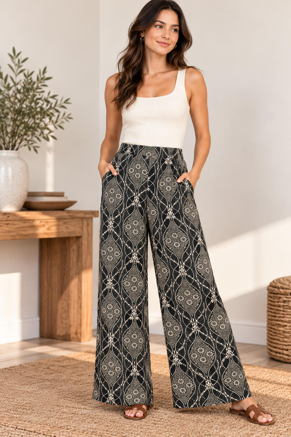 Black Vase Pants