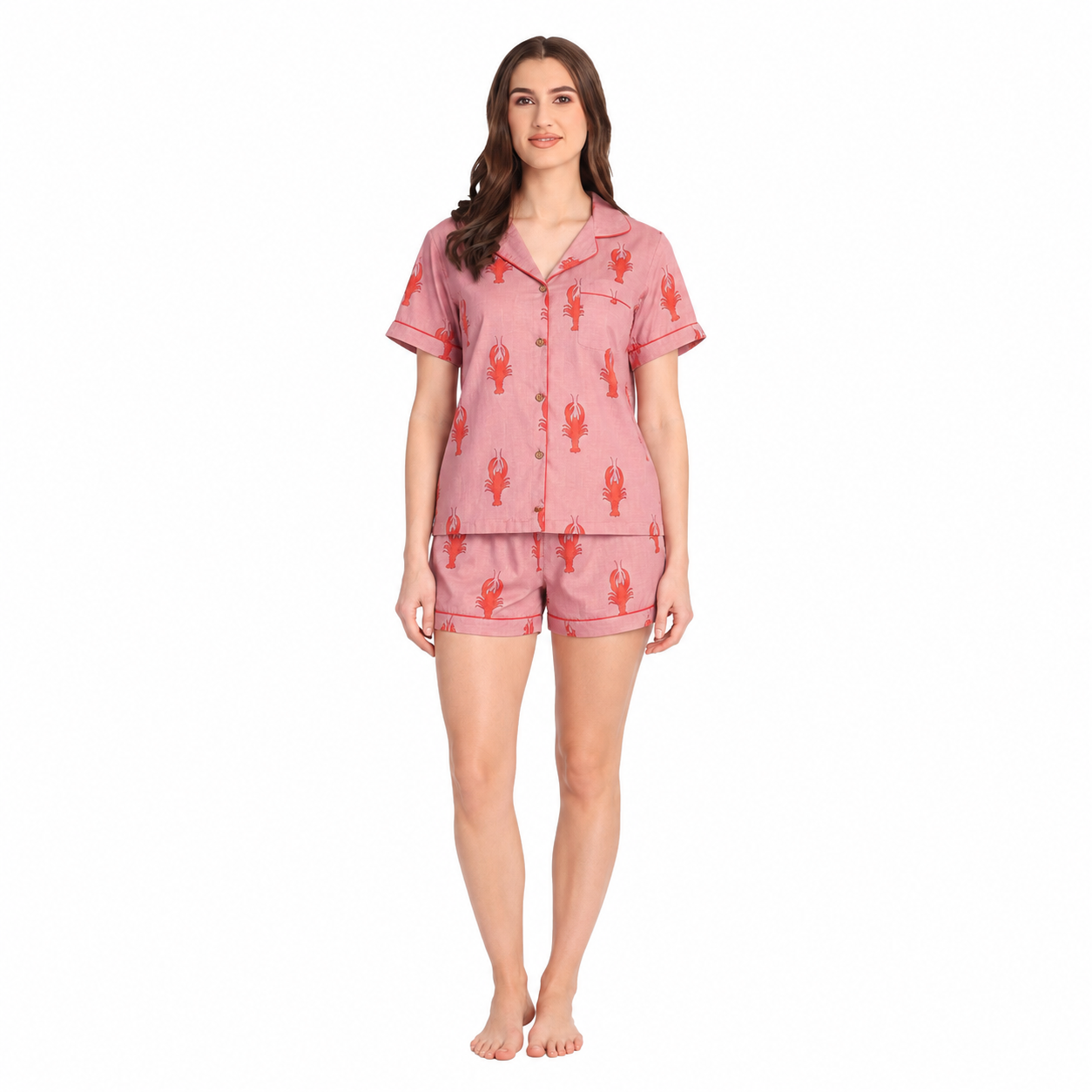 Lobster Short PJ Set